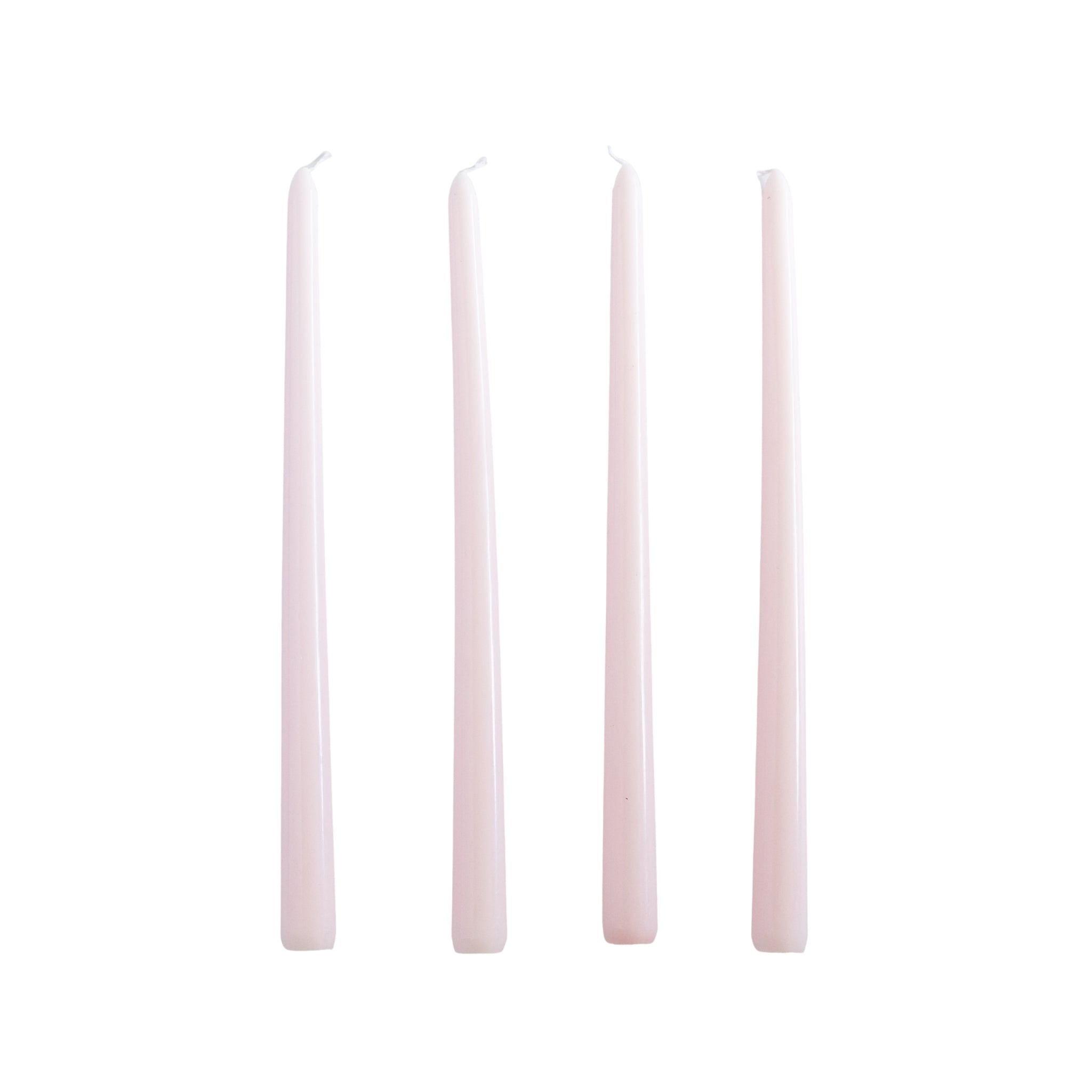 Light Pink Taper Candles (Set of 4) - LUXE AND BEAU