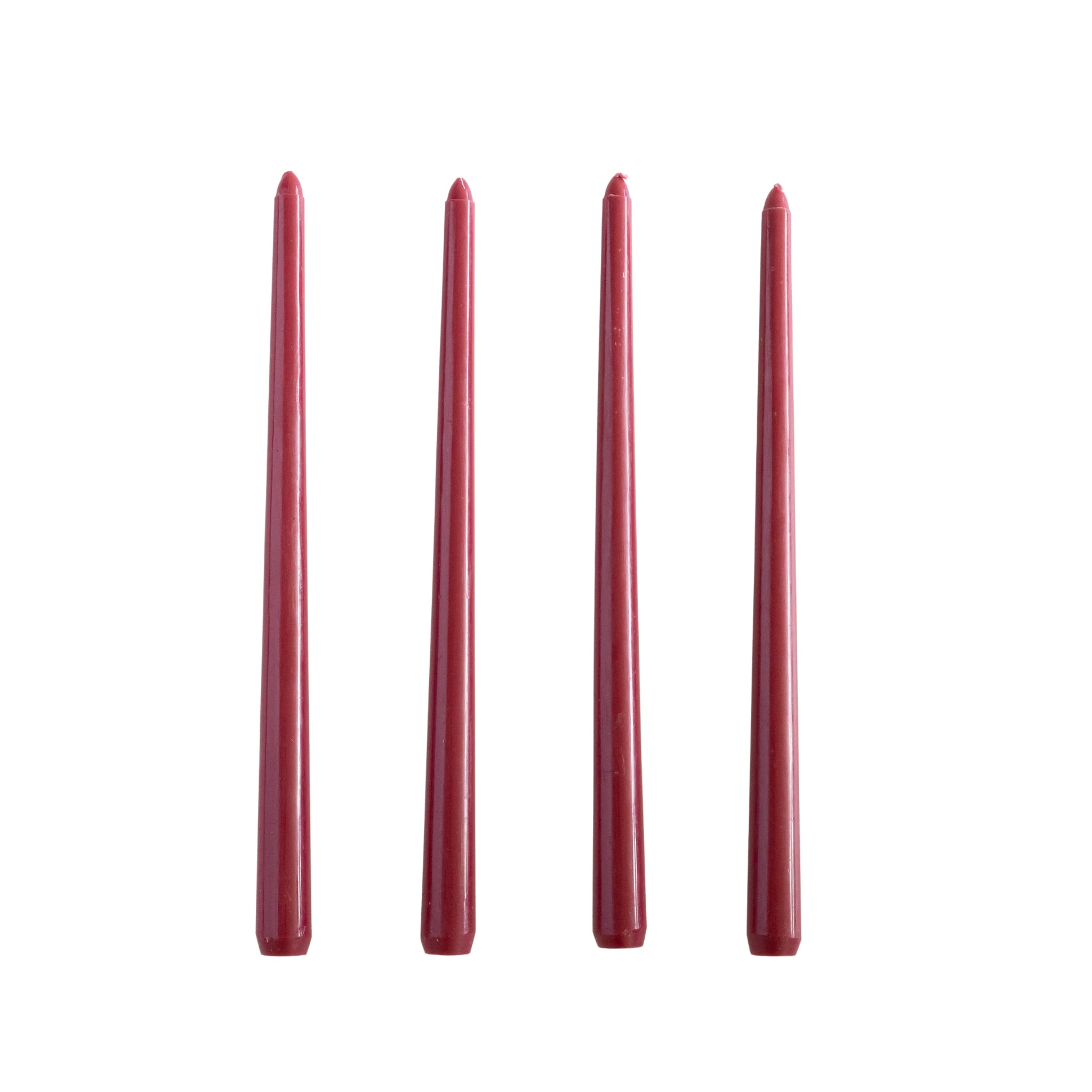 Carmine Taper Candles (Set of 4) - LUXE AND BEAU