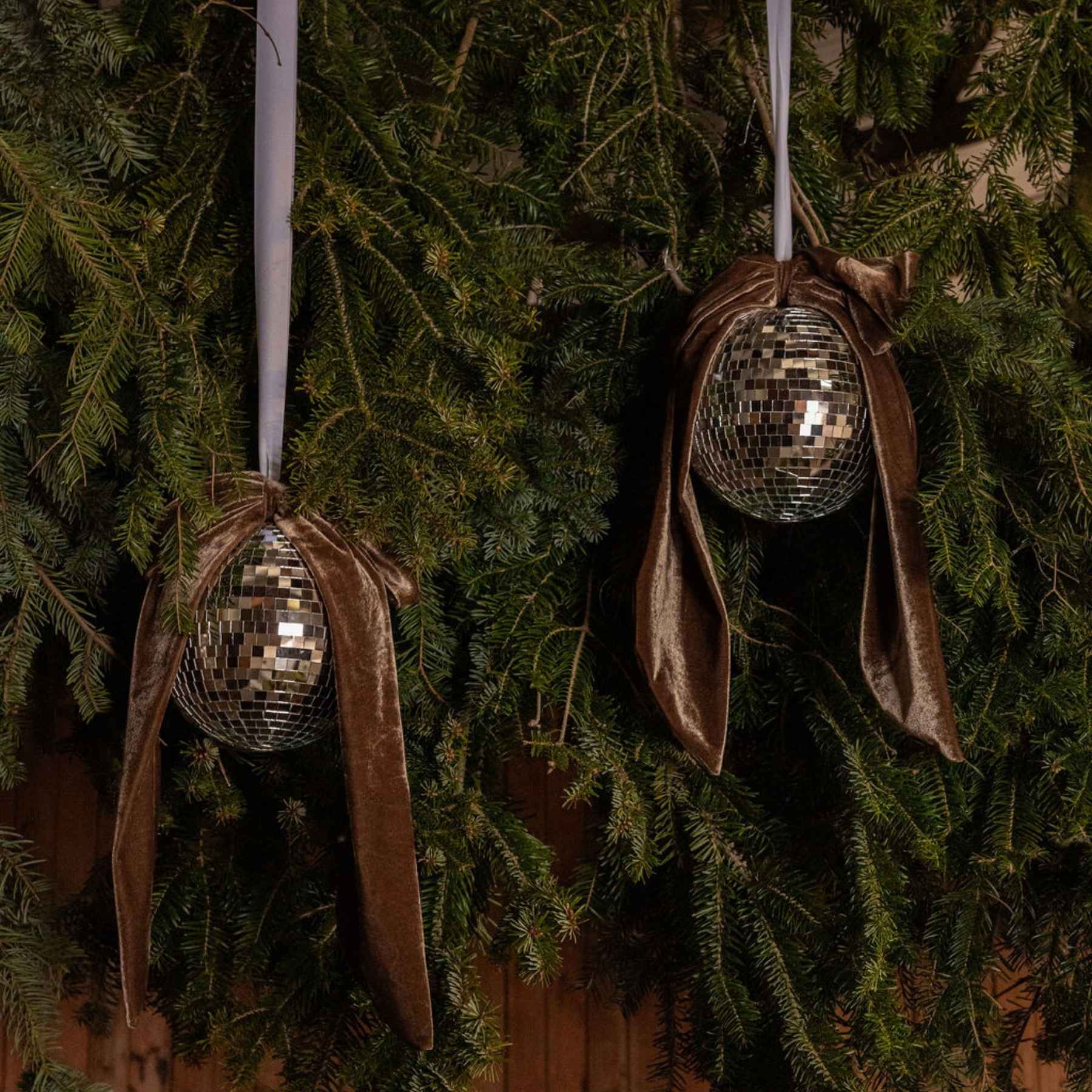 Silver Mirror Baubles (Set of 3) - LUXE AND BEAU