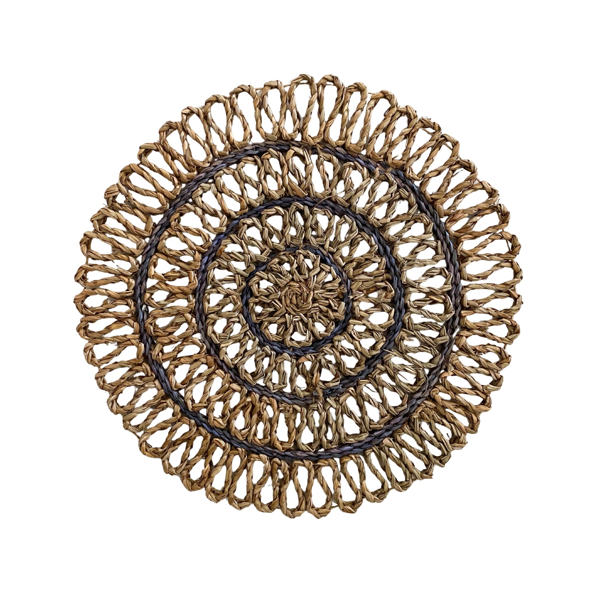 Blue Seagrass Placemat (Set of 4) - LUXE AND BEAU