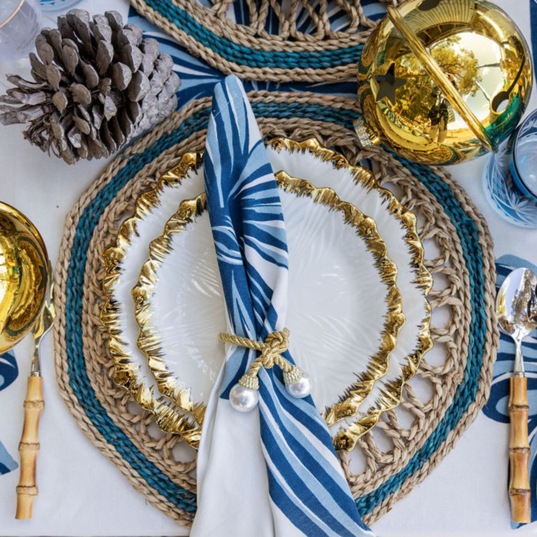 Gilded Starter Plate - LUXE AND BEAU