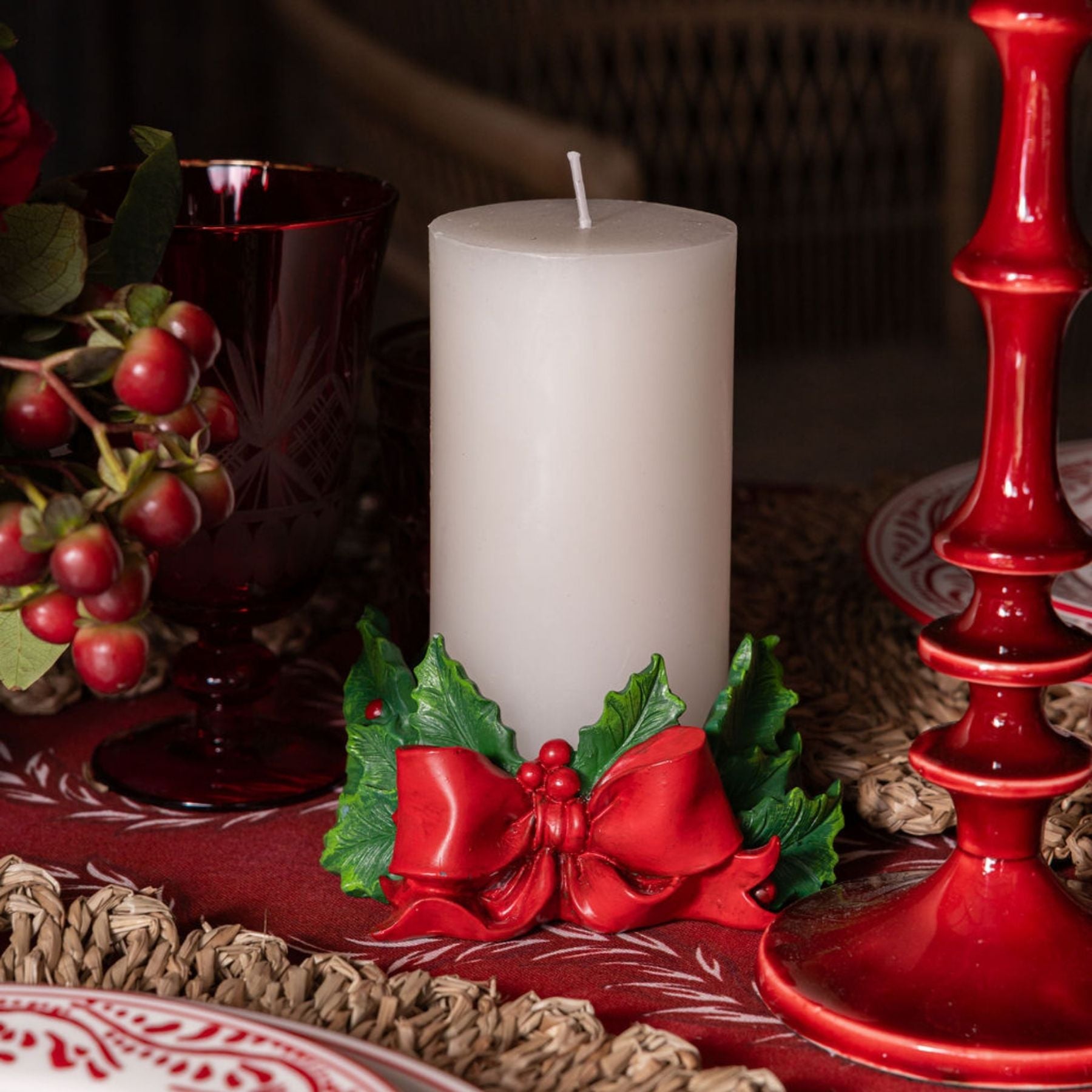 Holly Candle Holder (Set of 2) - LUXE AND BEAU