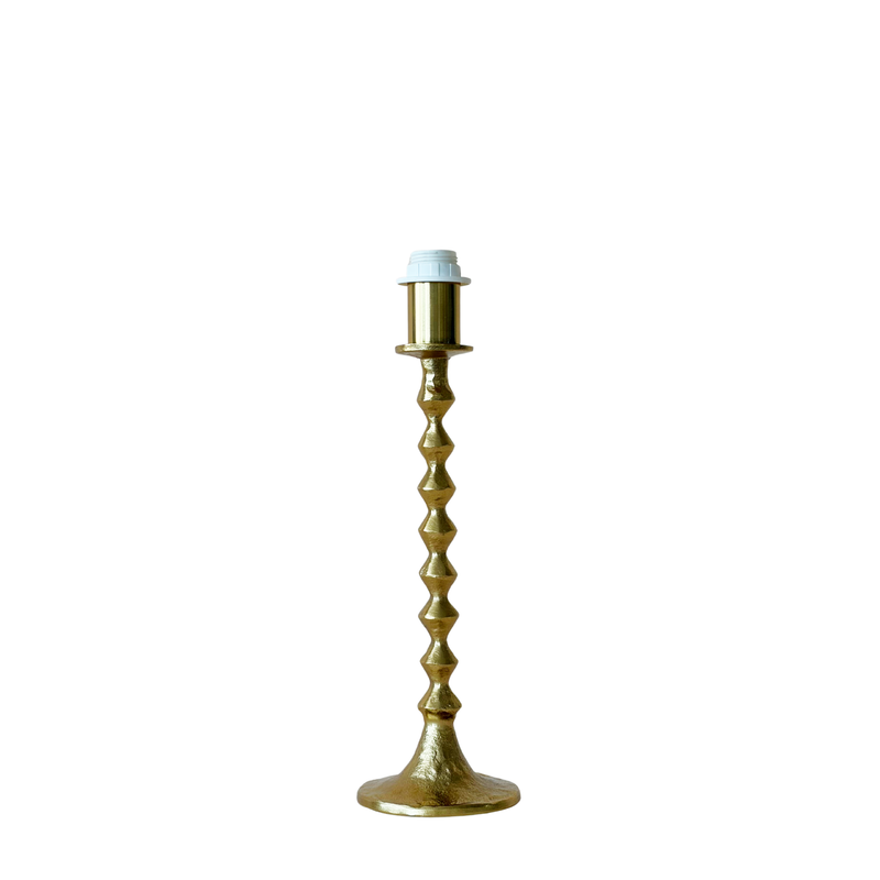 Gold Hammered Lamp Base
