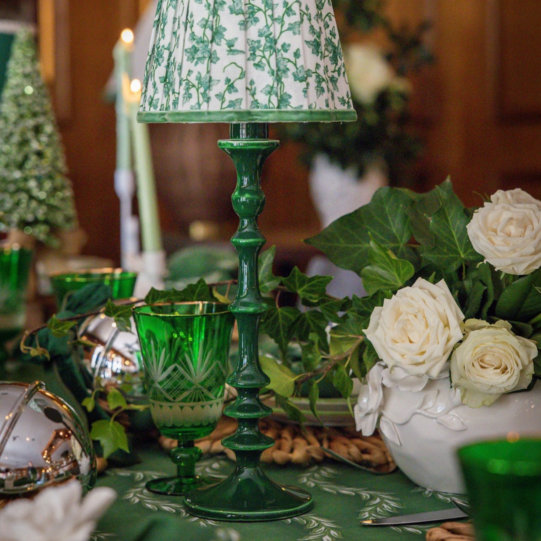 Verdant Green Lamp Base - LUXE AND BEAU