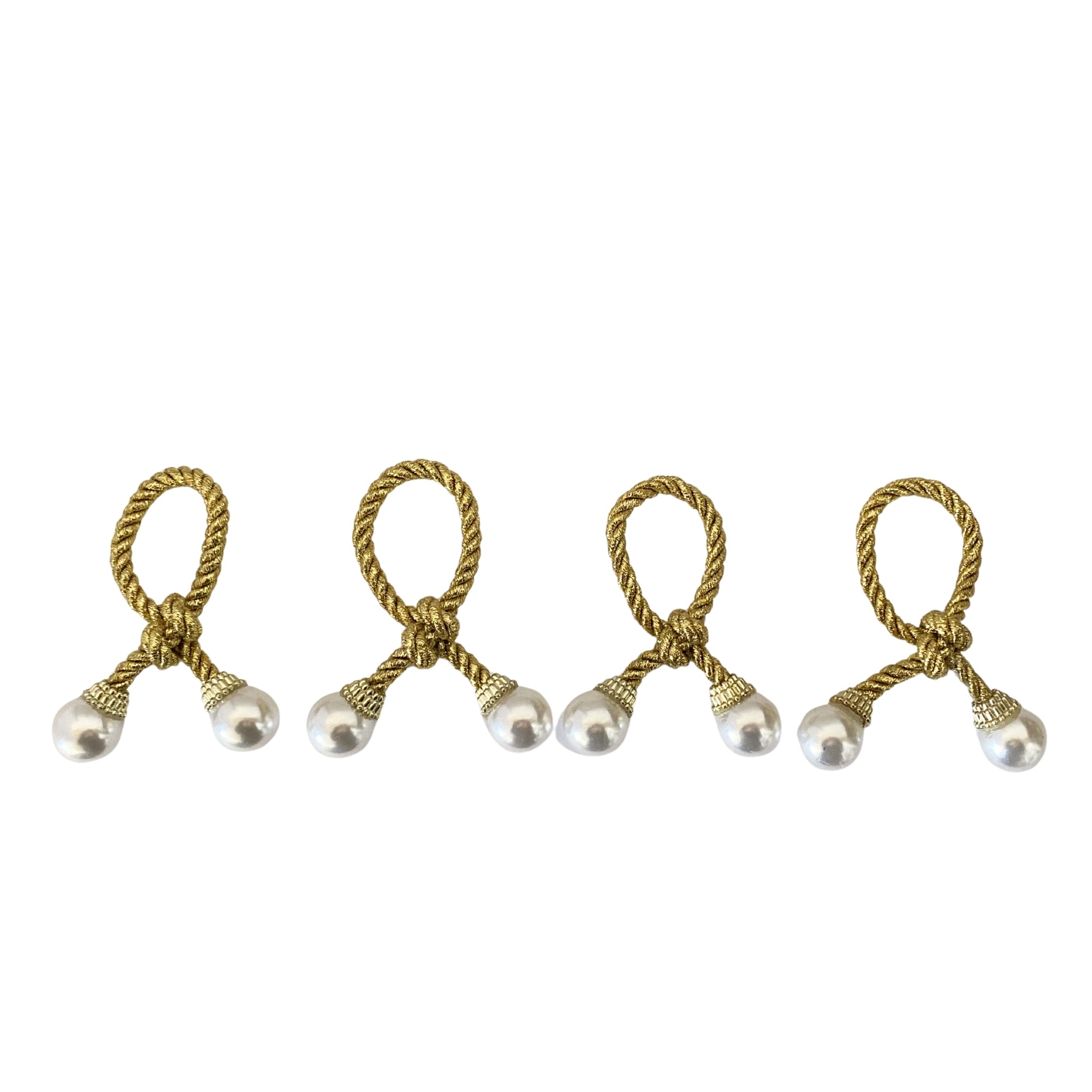 Pearl Napkin Ring (Set of 4) - LUXE AND BEAU