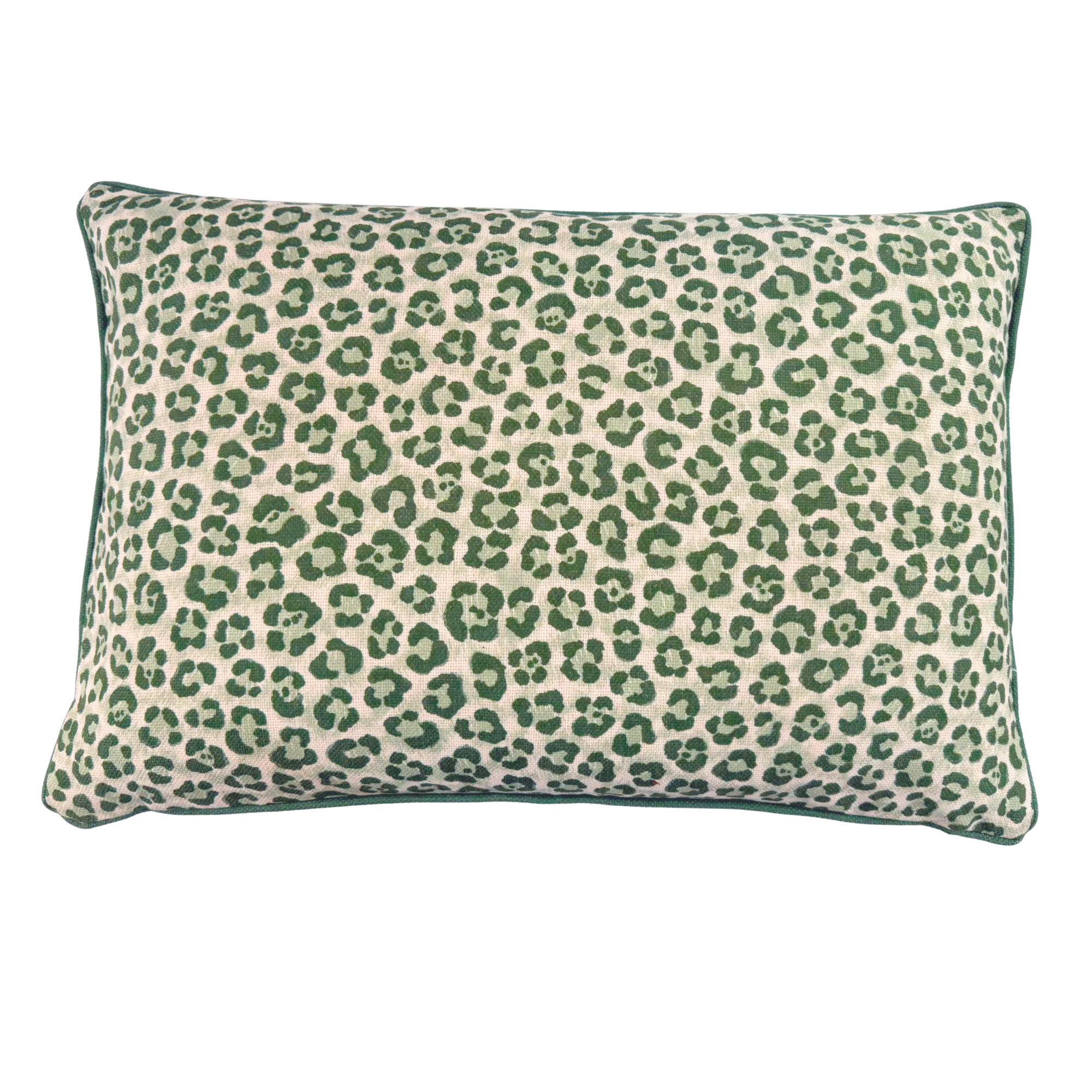 Outdoor Green Leopard Cushion Cover 40x60cm - LUXE AND BEAU