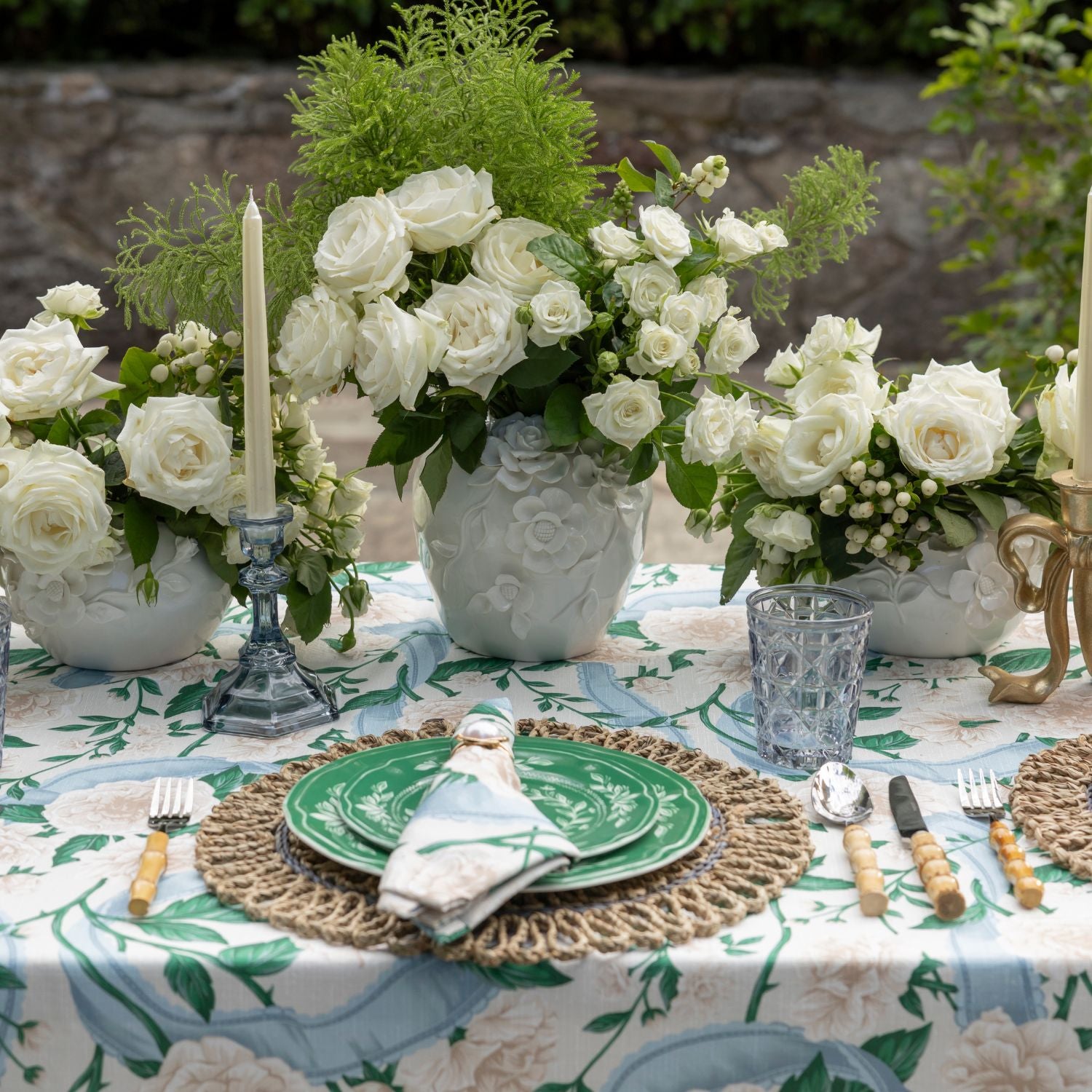 Blue Seagrass Placemat (Set of 4) - LUXE AND BEAU