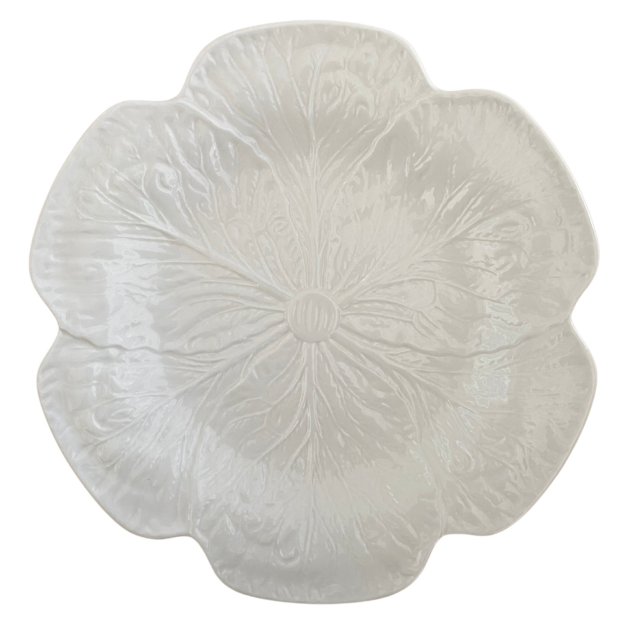 White Cabbage Dinner Plate - LUXE AND BEAU