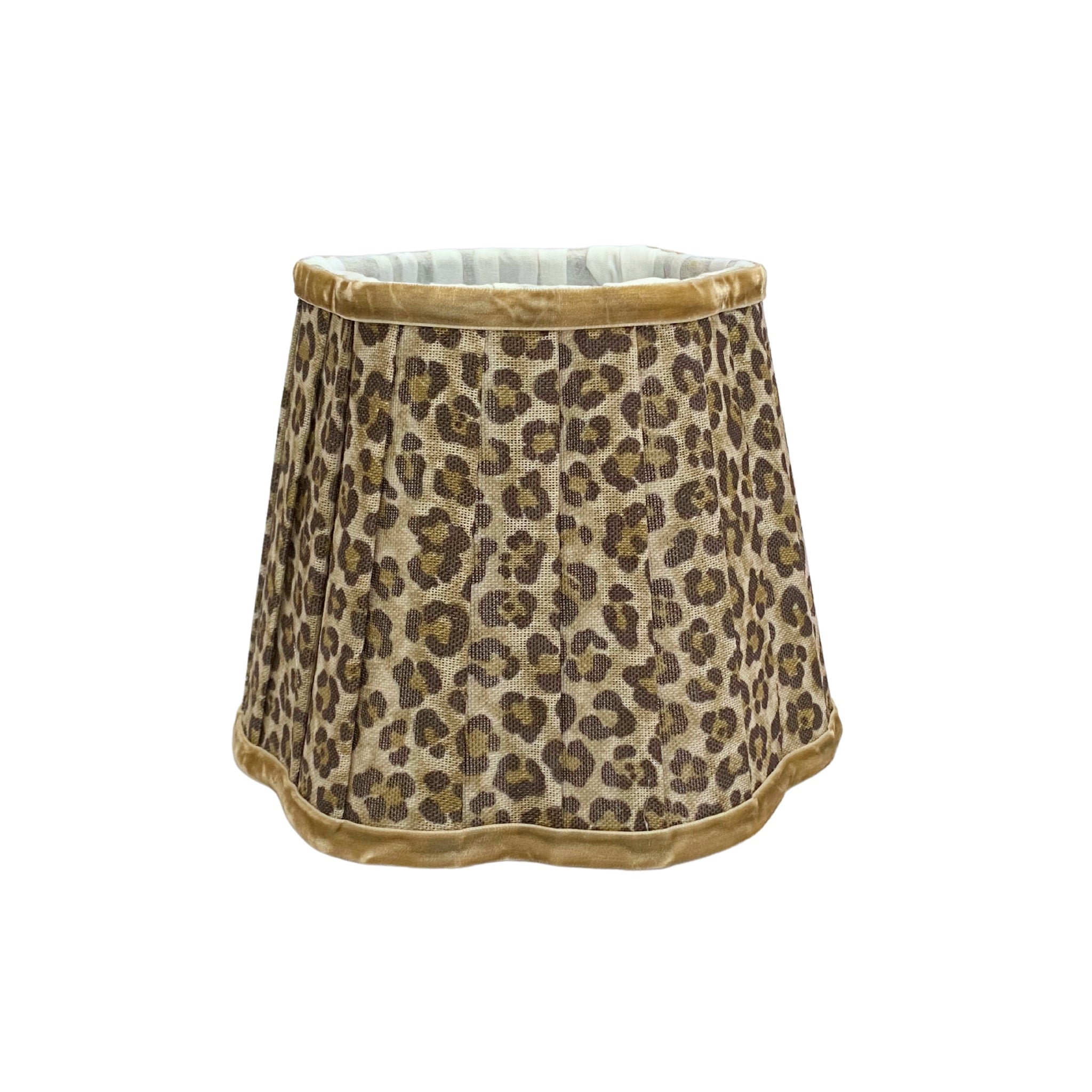 Leopard Scallop Lamp Shade - LUXE AND BEAU