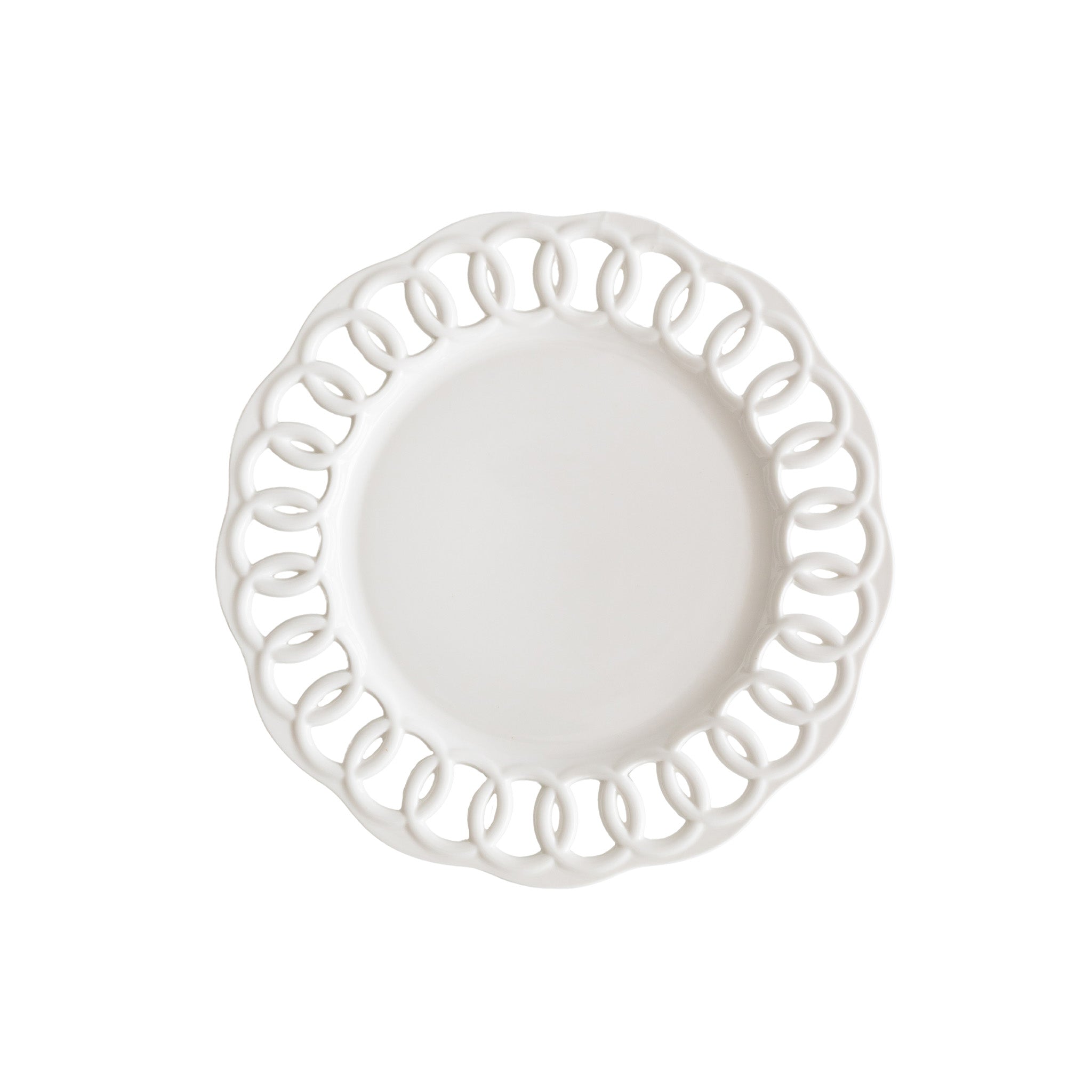 Buy Luxe Cushions & Linens - Lace Trellis Starter Plate - By Luxe & Beau Designs