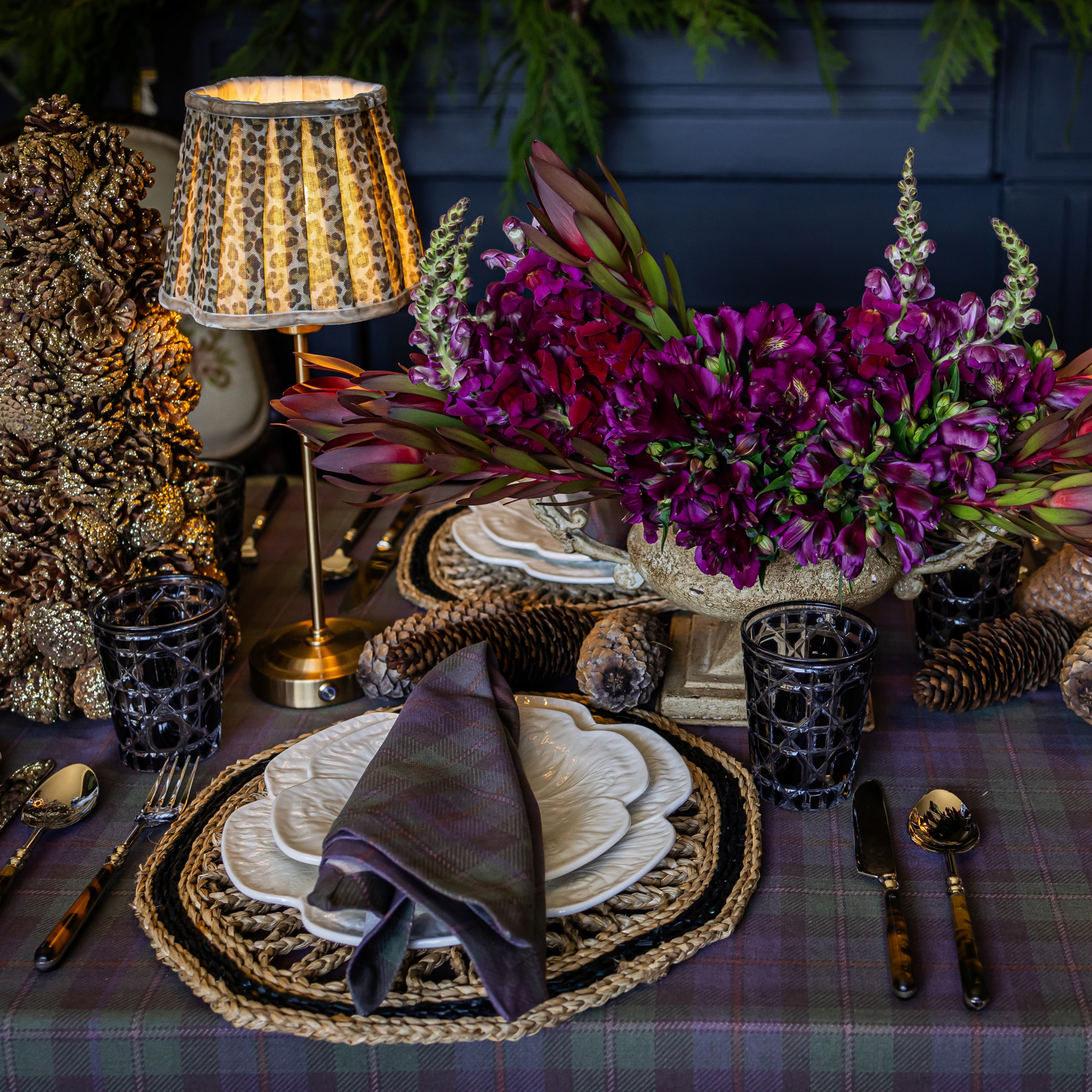 Leopard Scallop Lamp Shade - LUXE AND BEAU