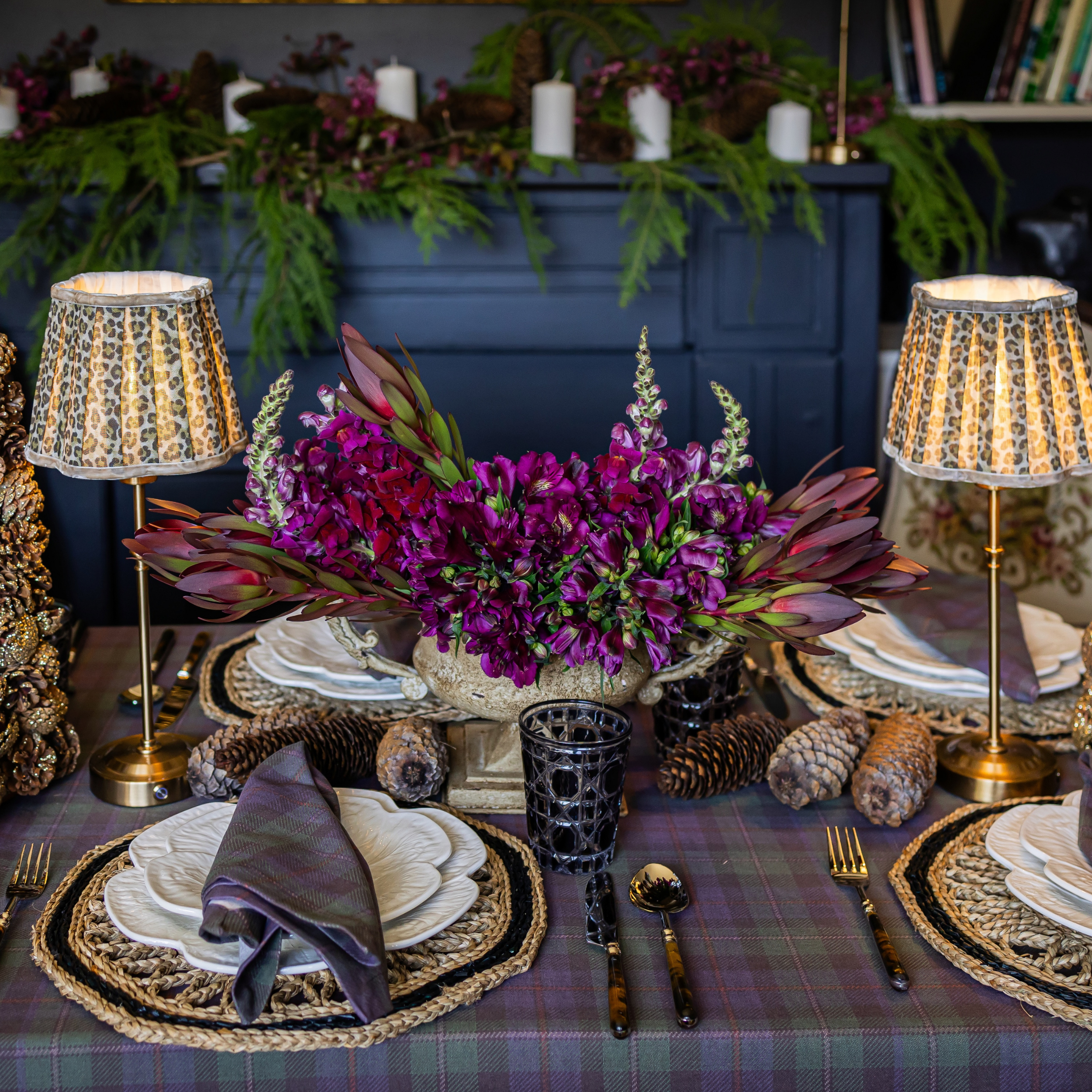 Leopard Scallop Lamp Shade - LUXE AND BEAU