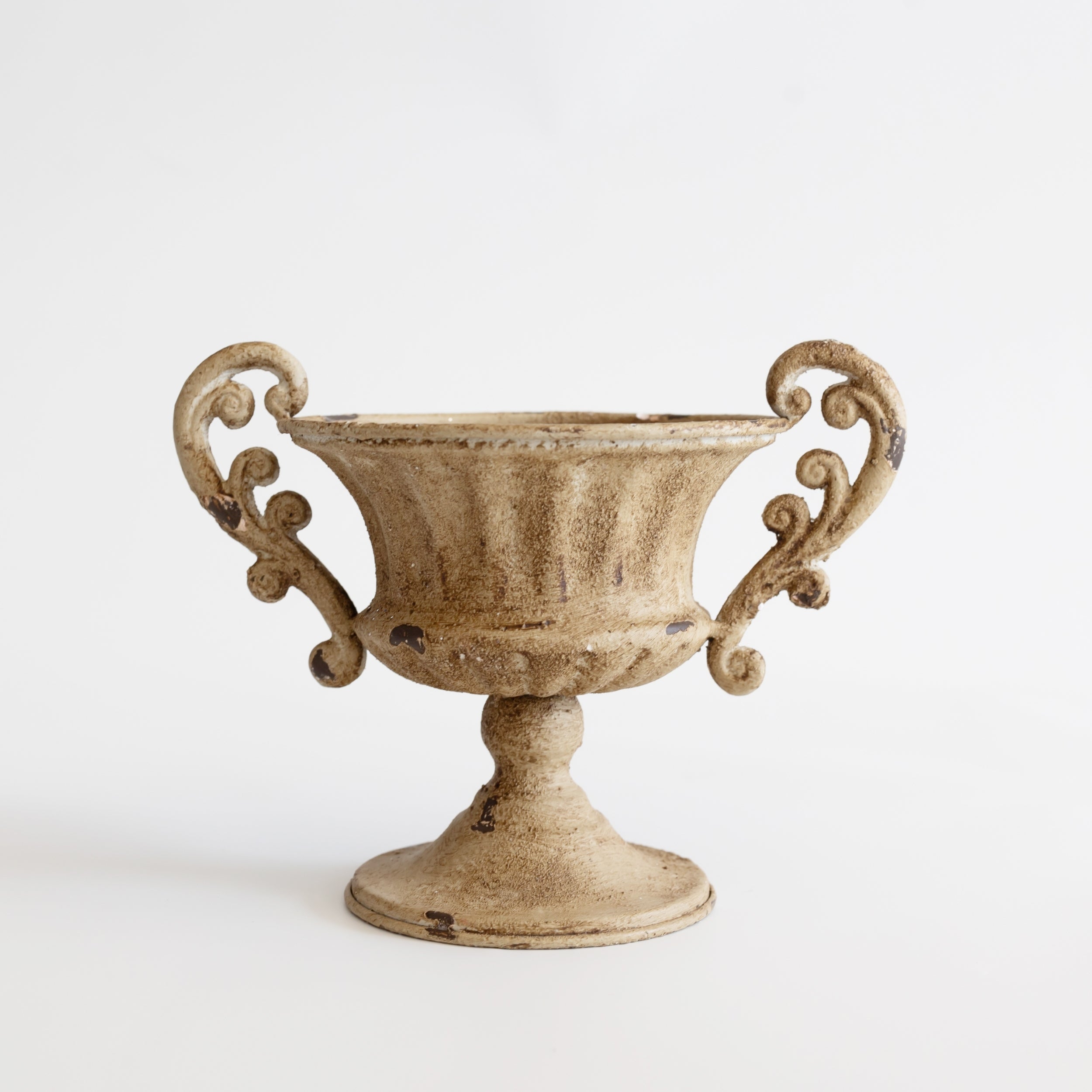 Small Rustic Gold Large Urn - LUXE AND BEAU