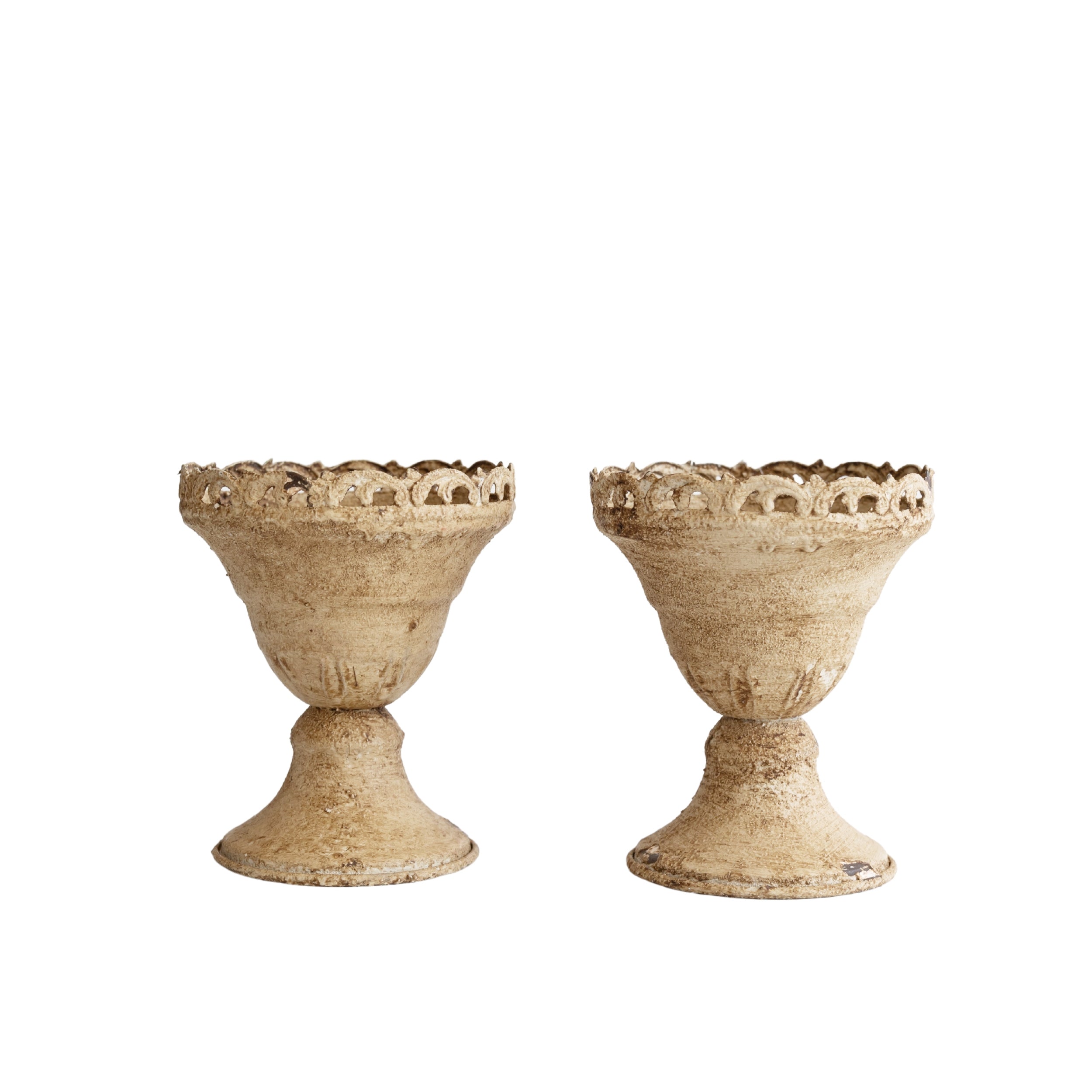 Small Rustic Gold Vase (Set of 2) - LUXE AND BEAU