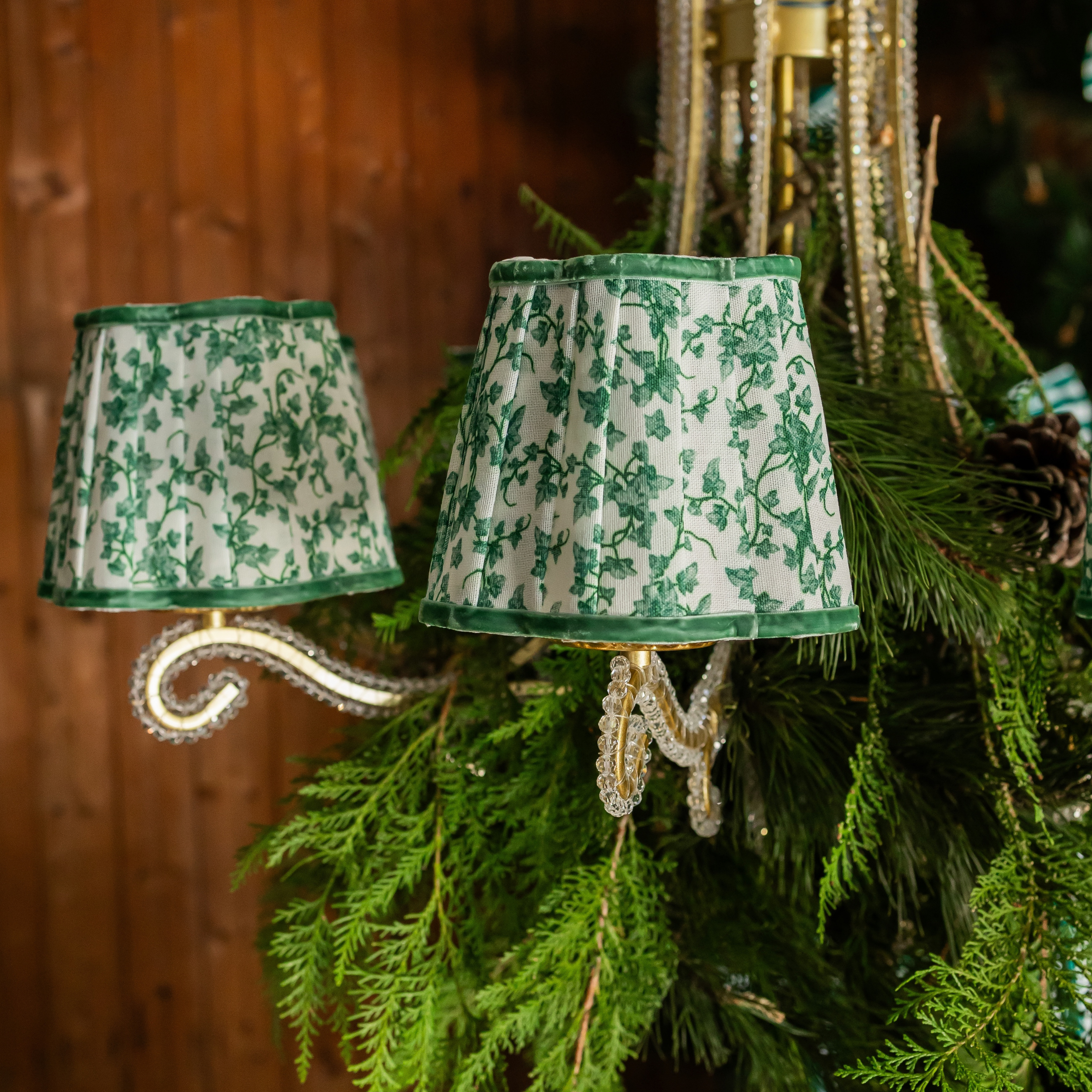 Buy Luxe Cushions & Linens - Ivy Scallop Shade & Gold Base - USB Table Lamp - By Luxe & Beau Designs