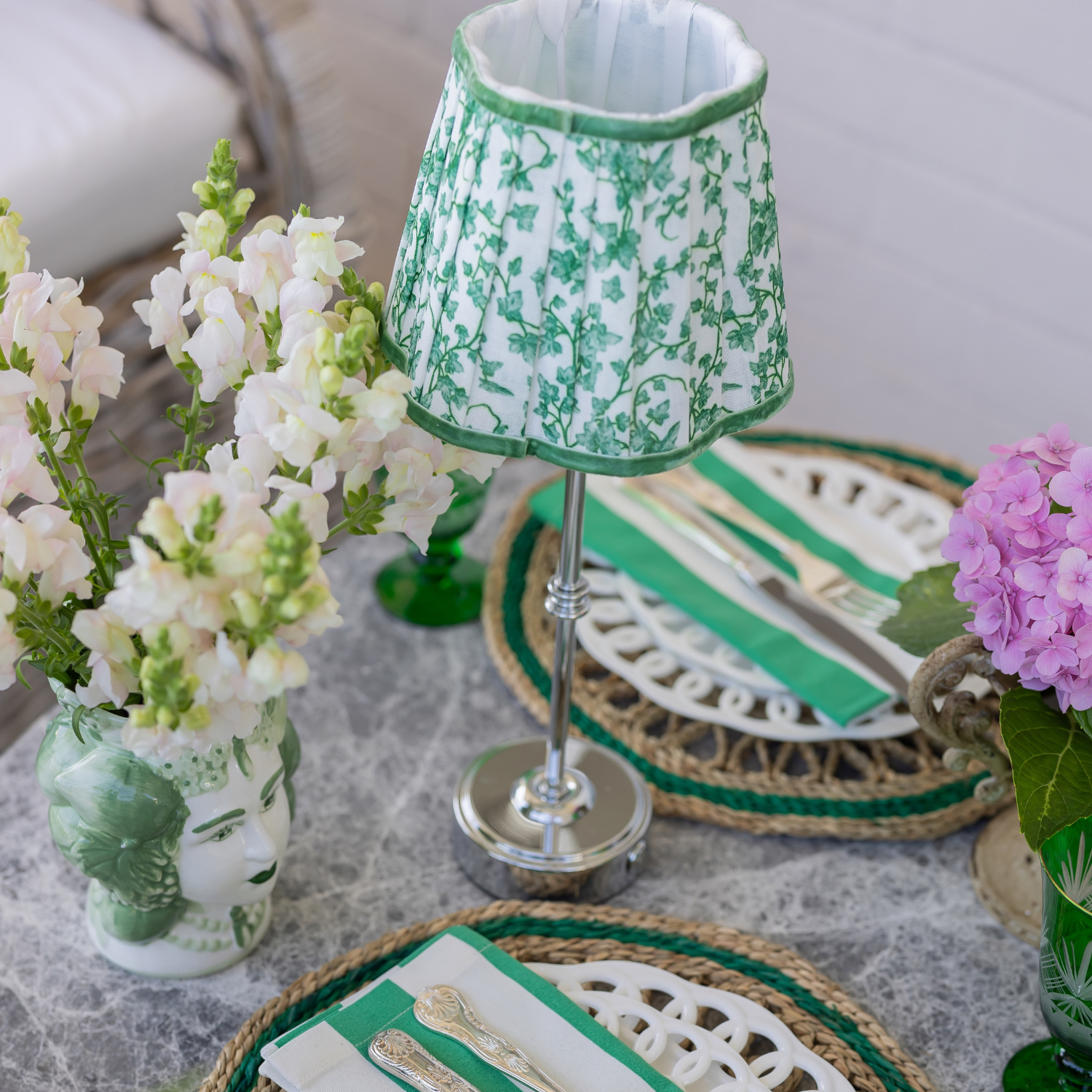 Ivy Scallop Lamp Shade - LUXE AND BEAU