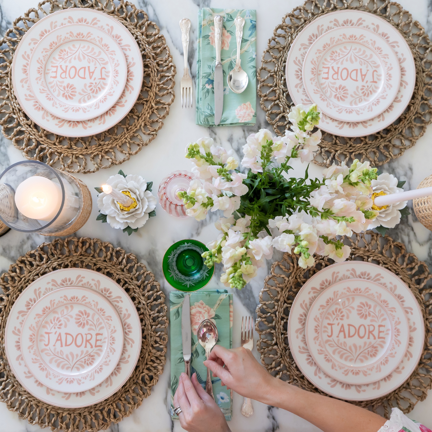 J'adore Blush Starter Plate - LUXE AND BEAU