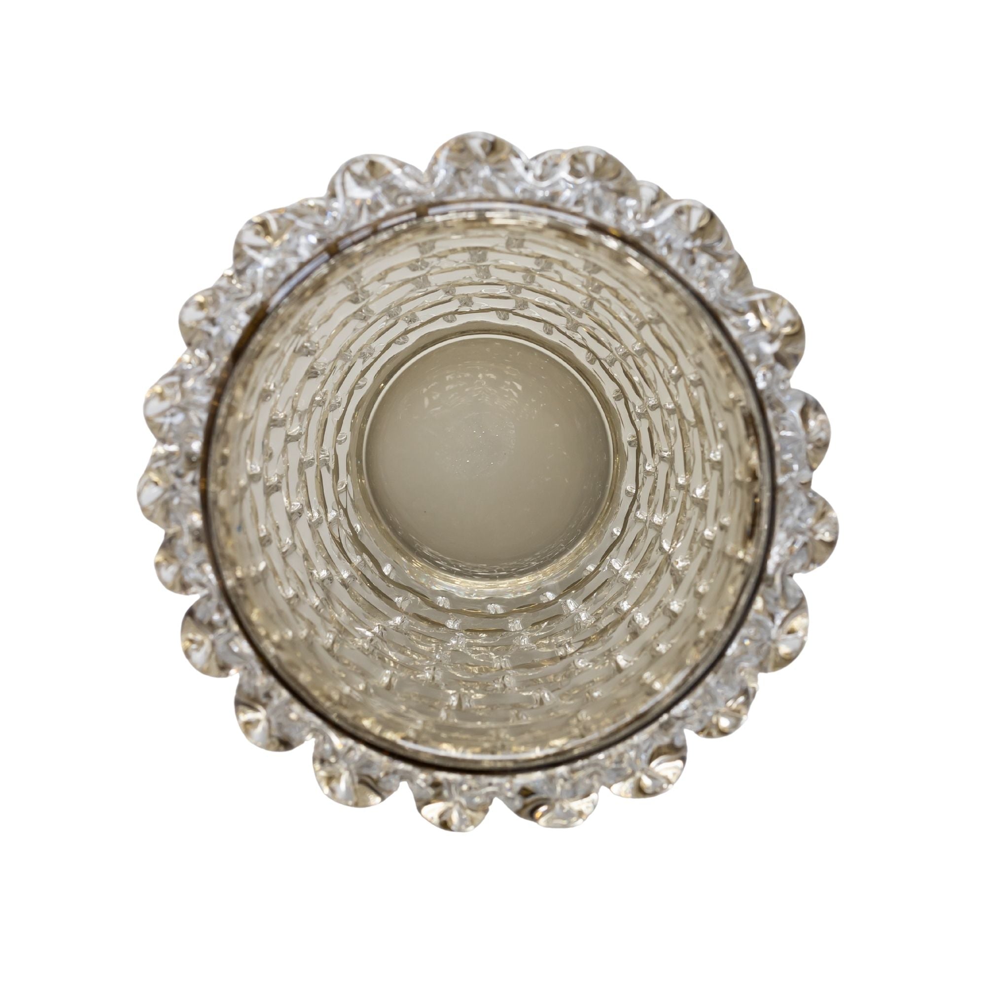 Amara Spike Glass Vase Cognac - LUXE AND BEAU