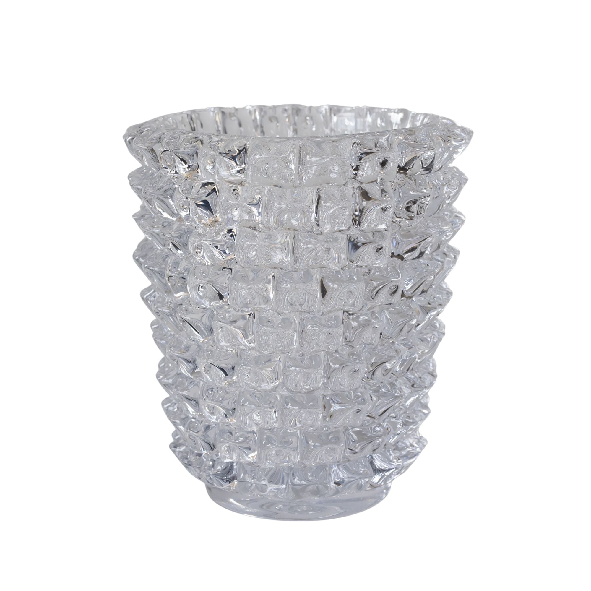 Amara Spike Glass Vase Clear - LUXE AND BEAU