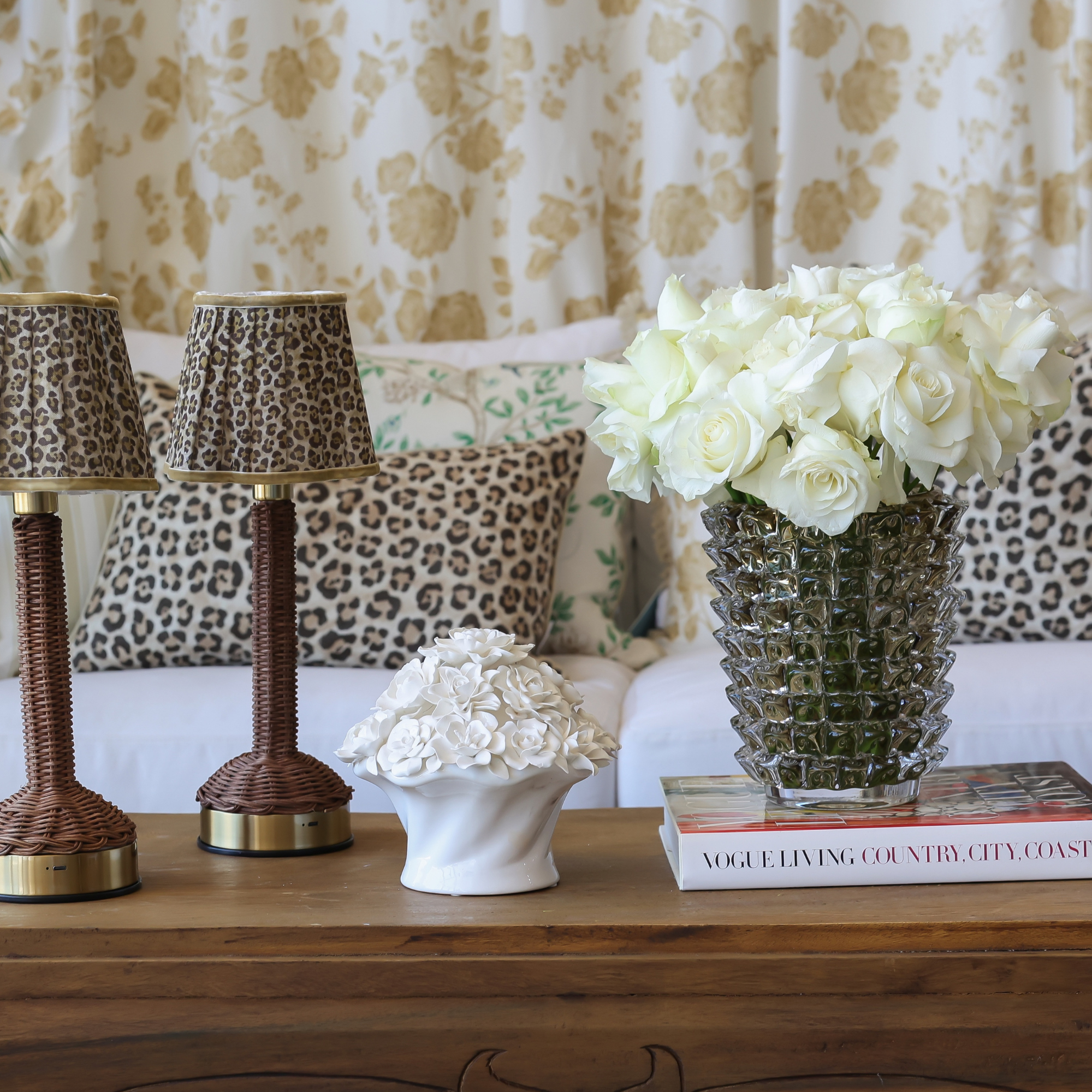 Leopard Scallop Lamp Shade - LUXE AND BEAU