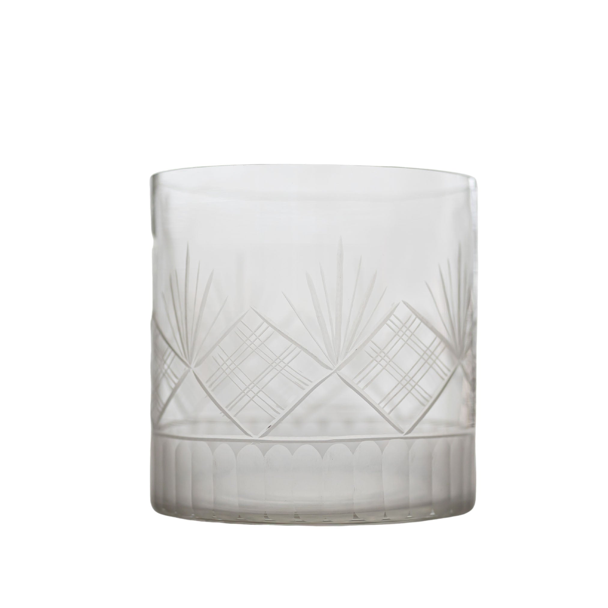 Etched Glass Vase - LUXE AND BEAU