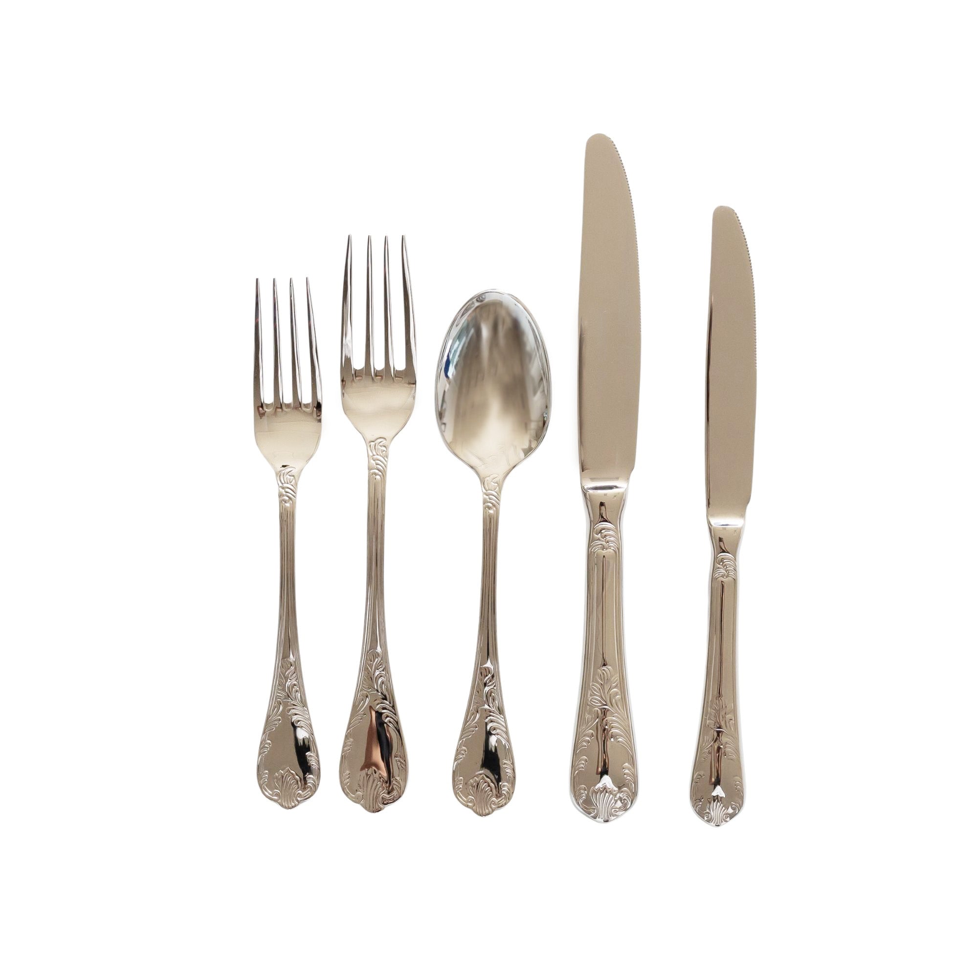 Signature 5pce Cutlery Set - LUXE AND BEAU