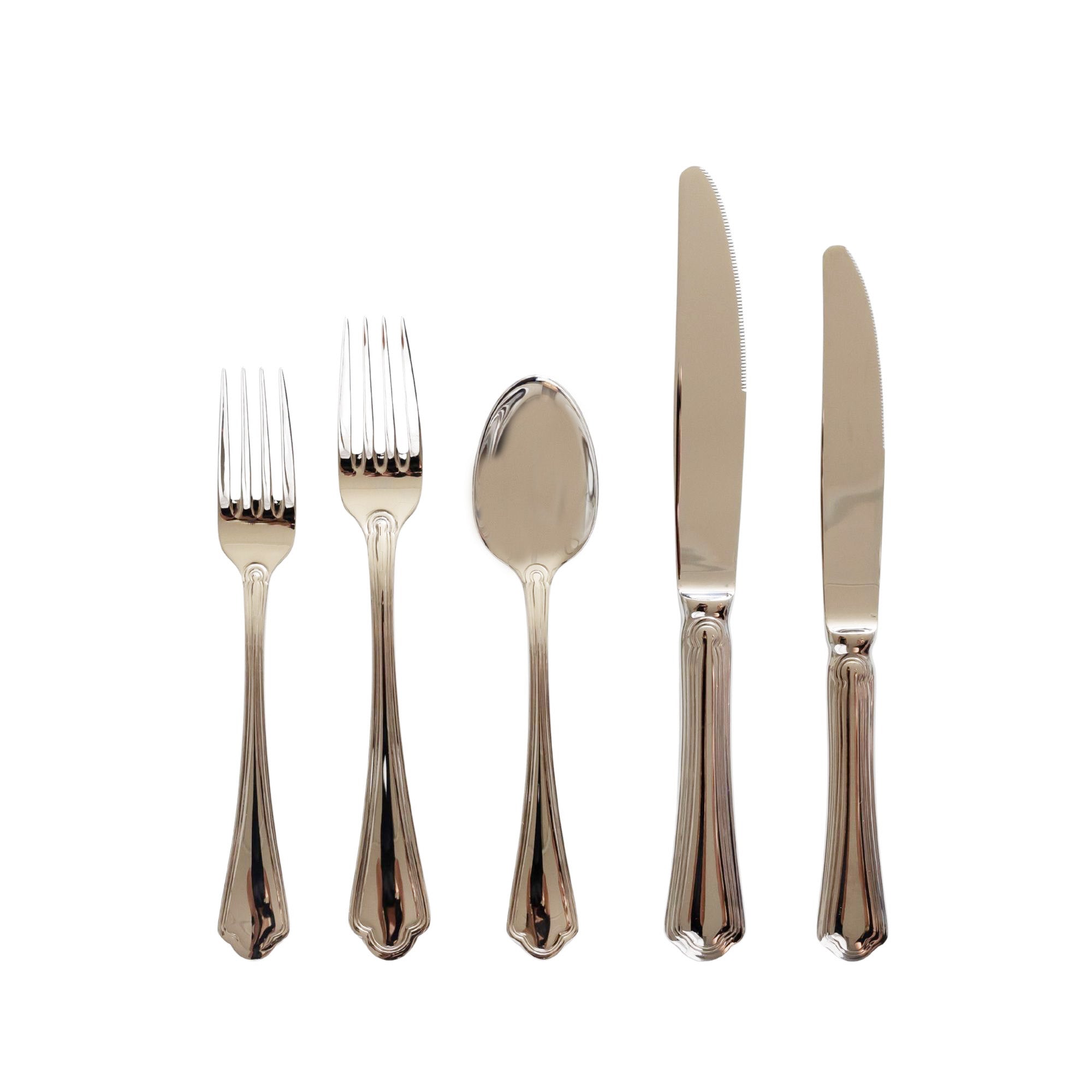 Classic 5pce Cutlery Set - LUXE AND BEAU