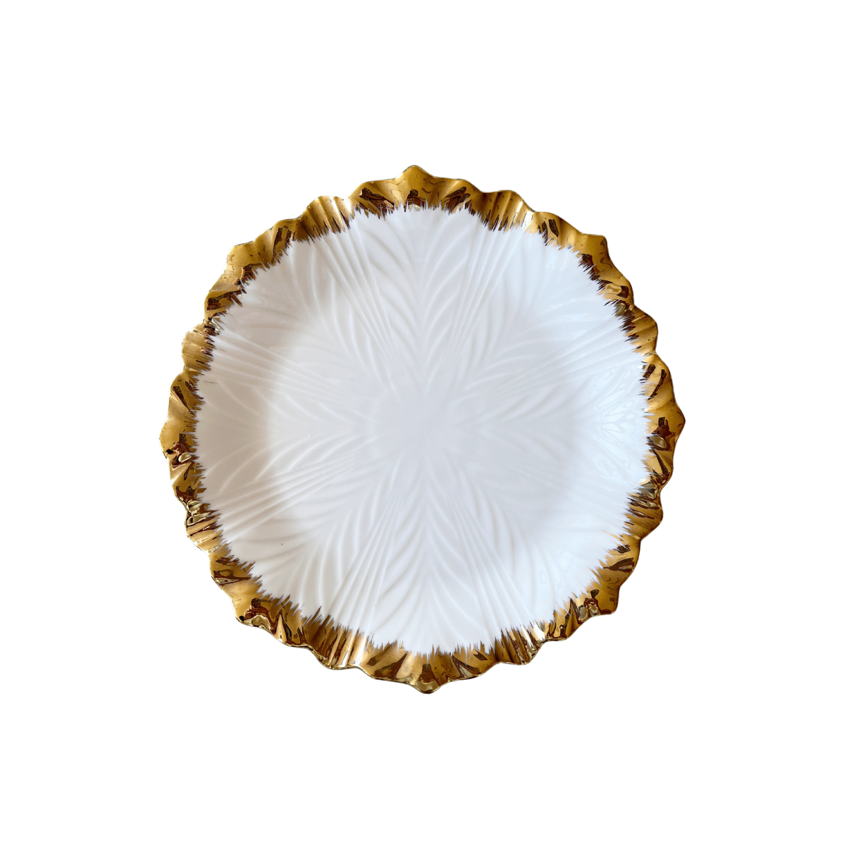 Buy Luxe Cushions & Linens - Gilded Starter Plate - By Luxe & Beau Designs