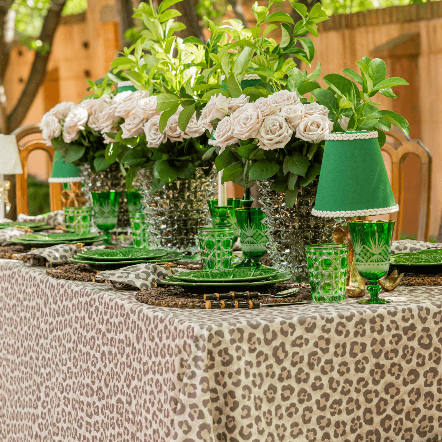 Signature Leopard Table Cloth - LUXE AND BEAU