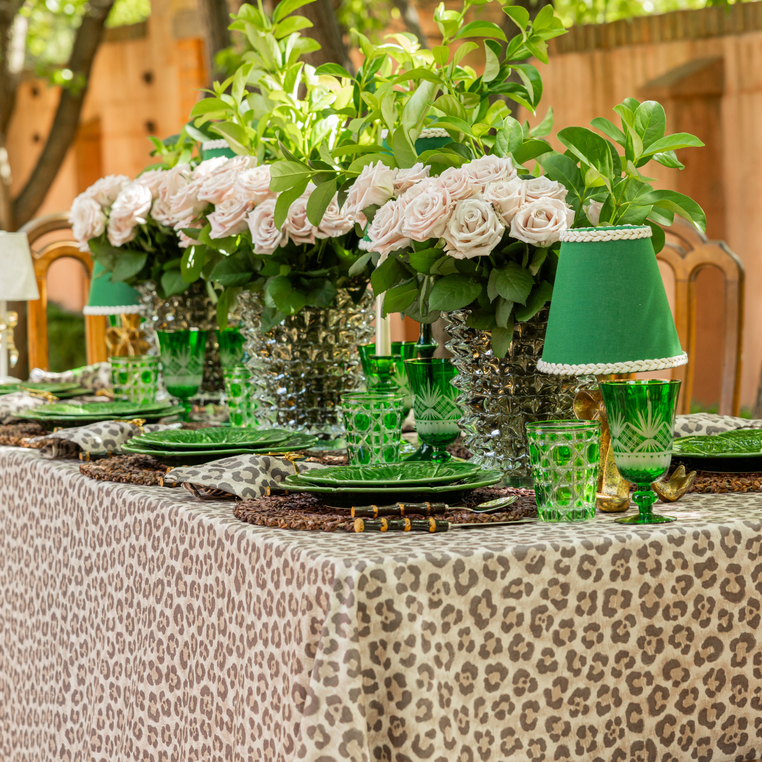 Signature Leopard Table Cloth - LUXE AND BEAU