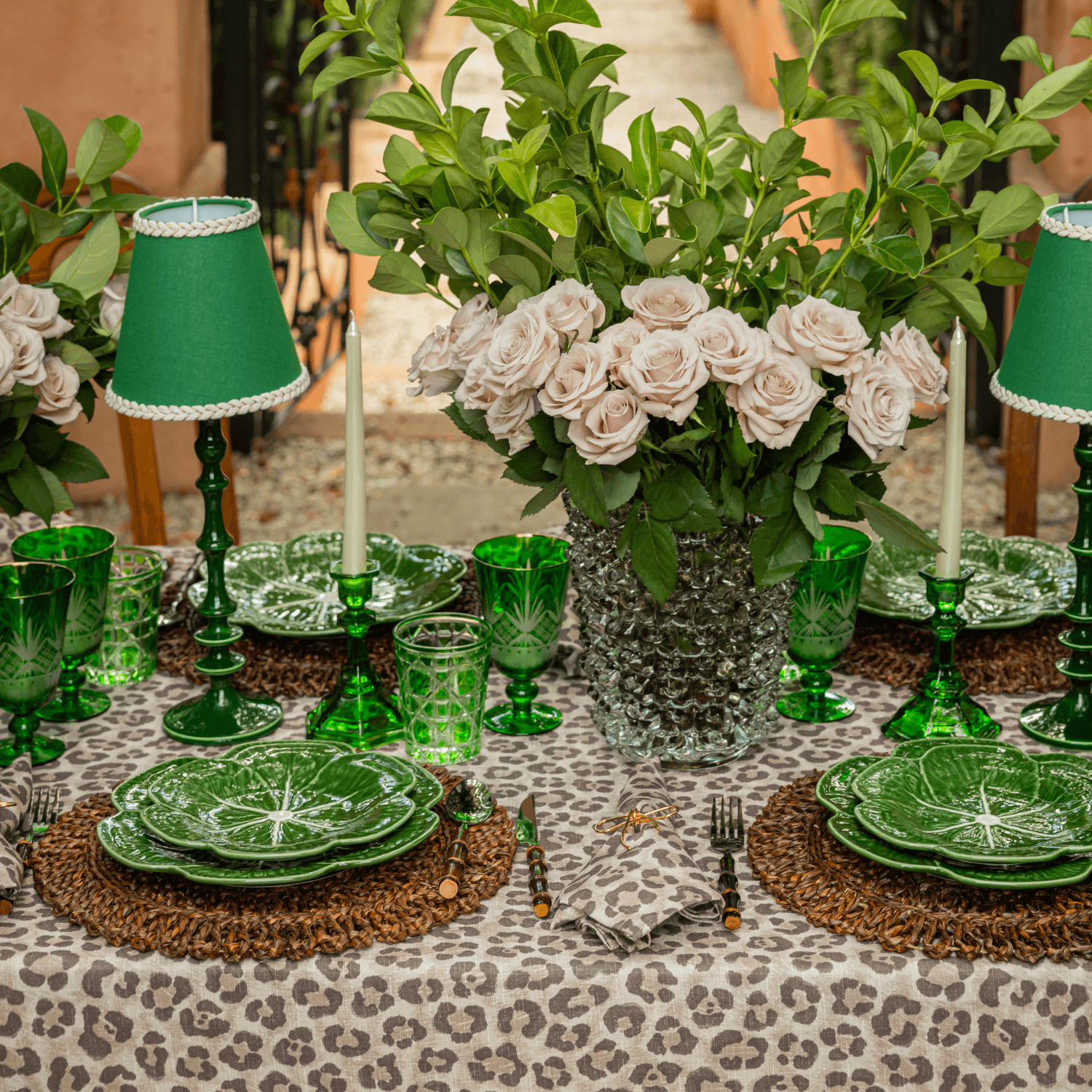 Signature Leopard Napkins (Set of 4) - LUXE AND BEAU