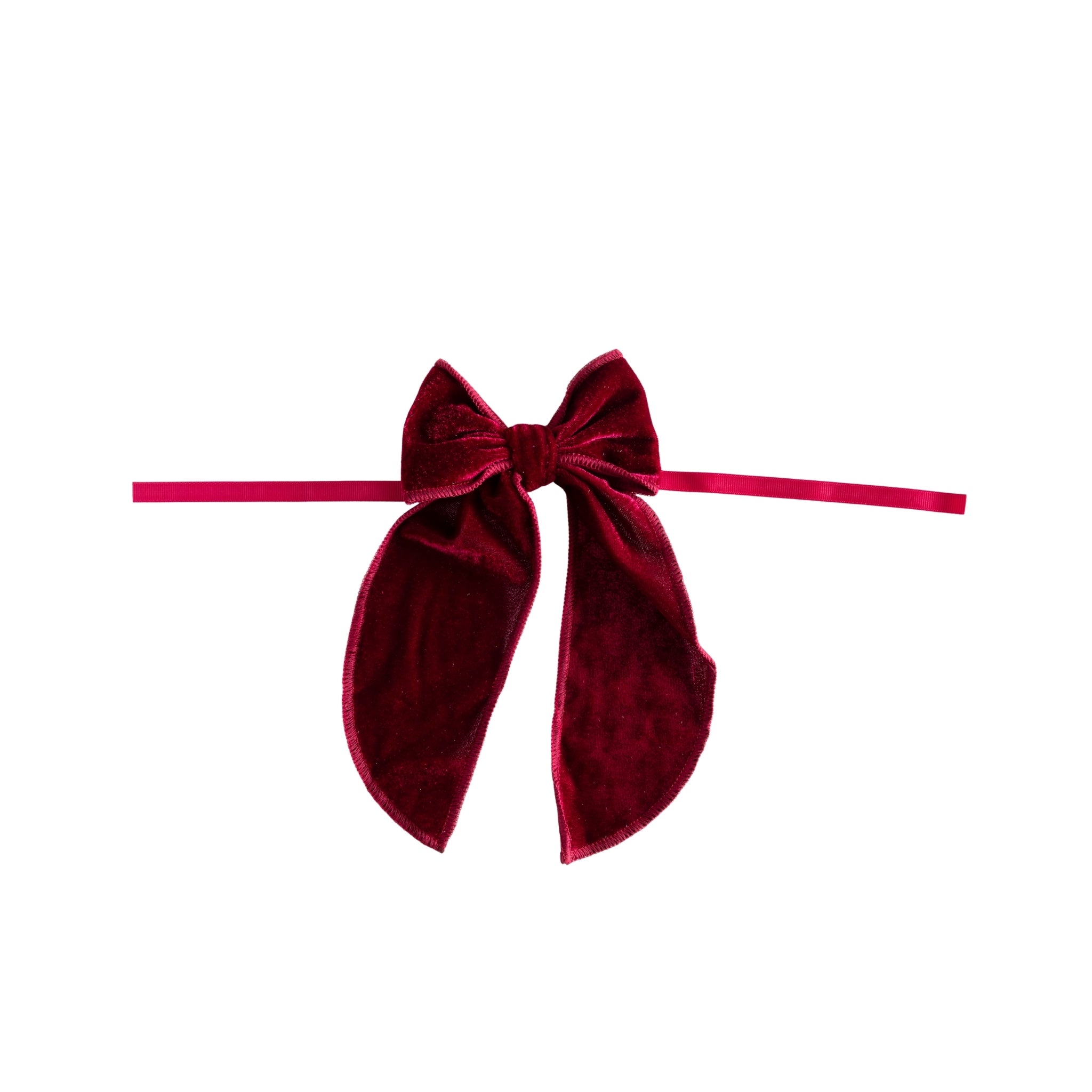 Small Rouge Velvet Bow (Set of 4) - LUXE AND BEAU