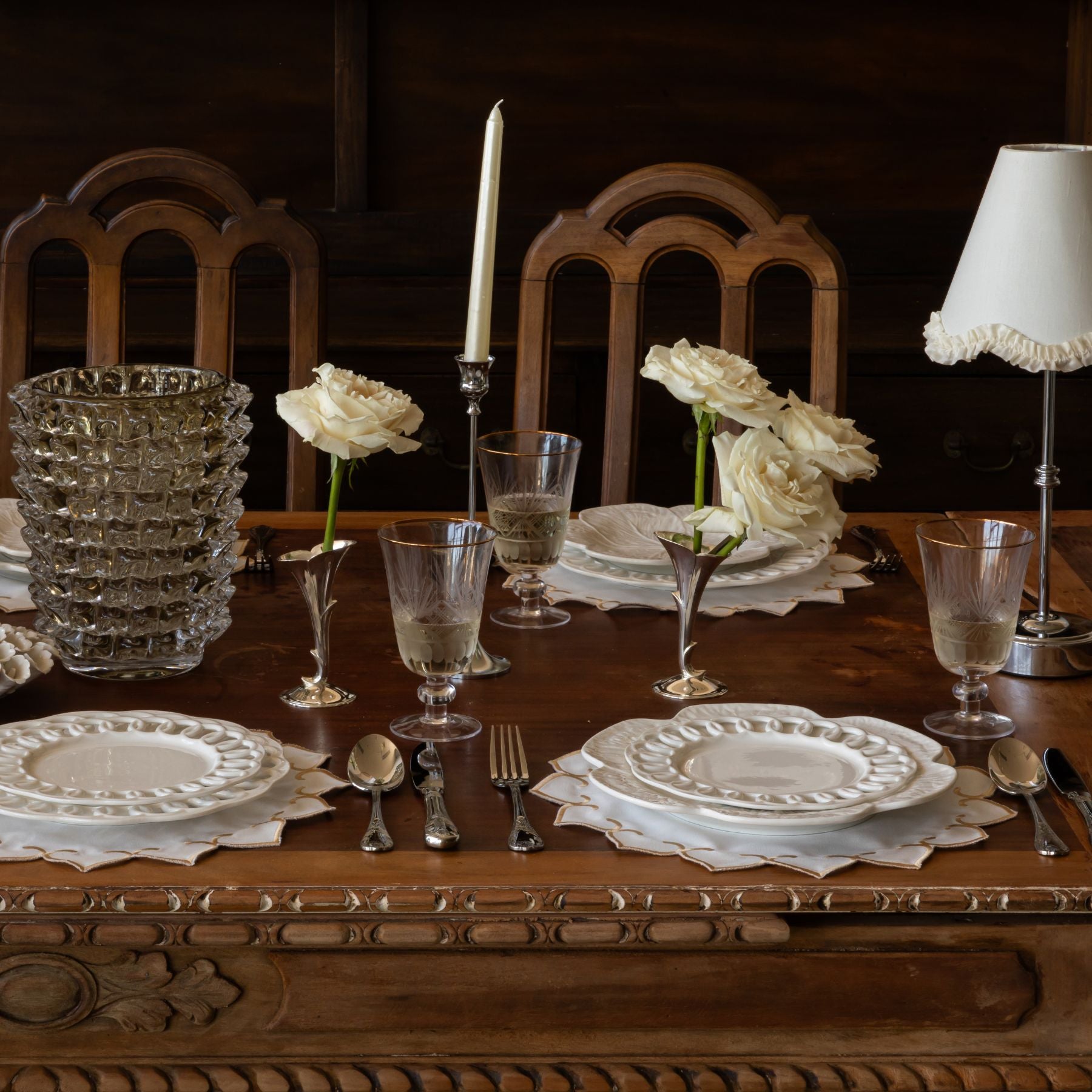 Silver Candle Holder Trio - LUXE AND BEAU