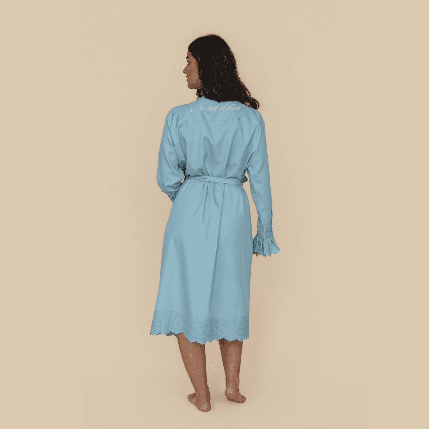 Blue Heirloom Lace Robe - LUXE AND BEAU
