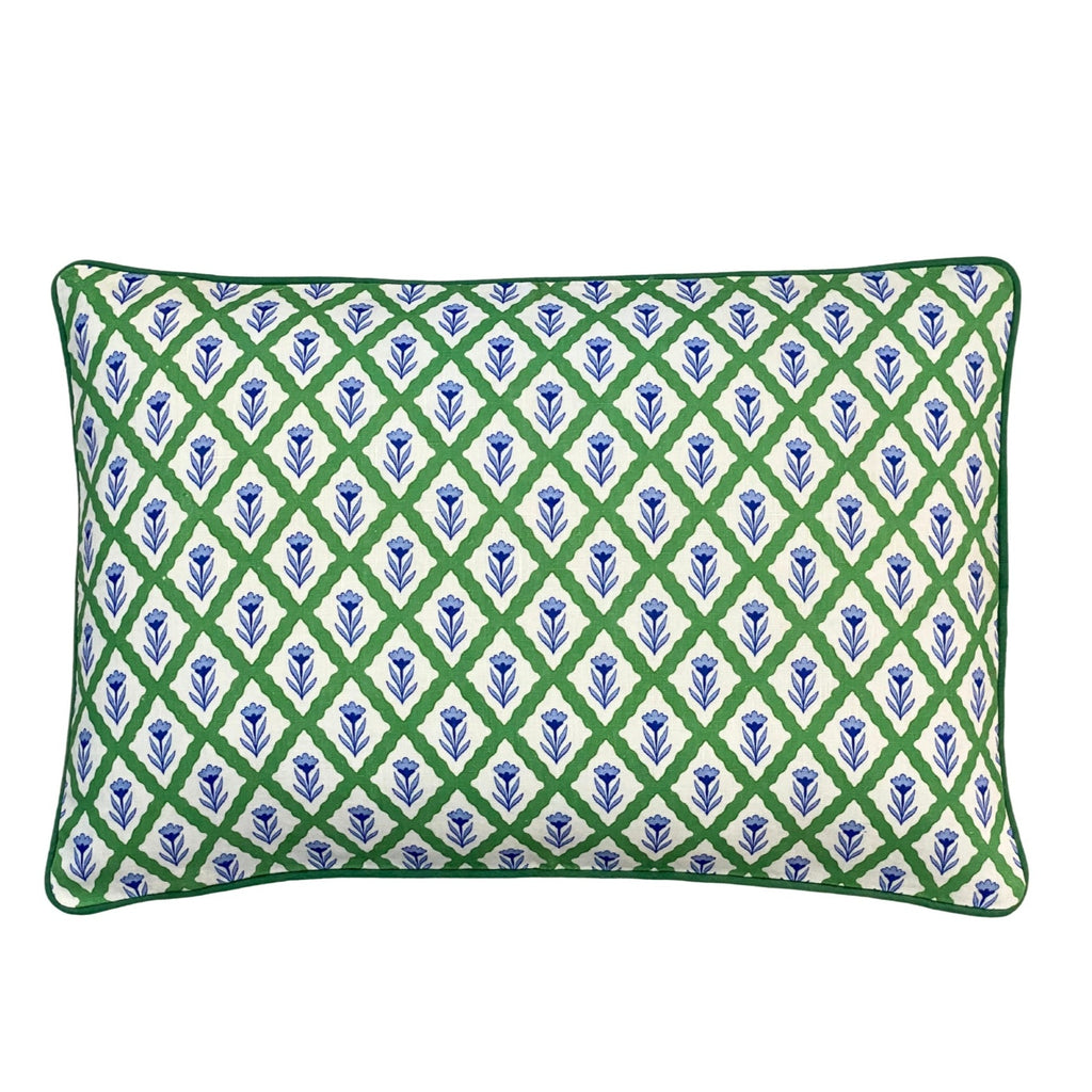 Buy Luxe Cushions & Linens - Garden Trellis Linen Cushion Cover 40 x 60 - By Luxe & Beau Designs 