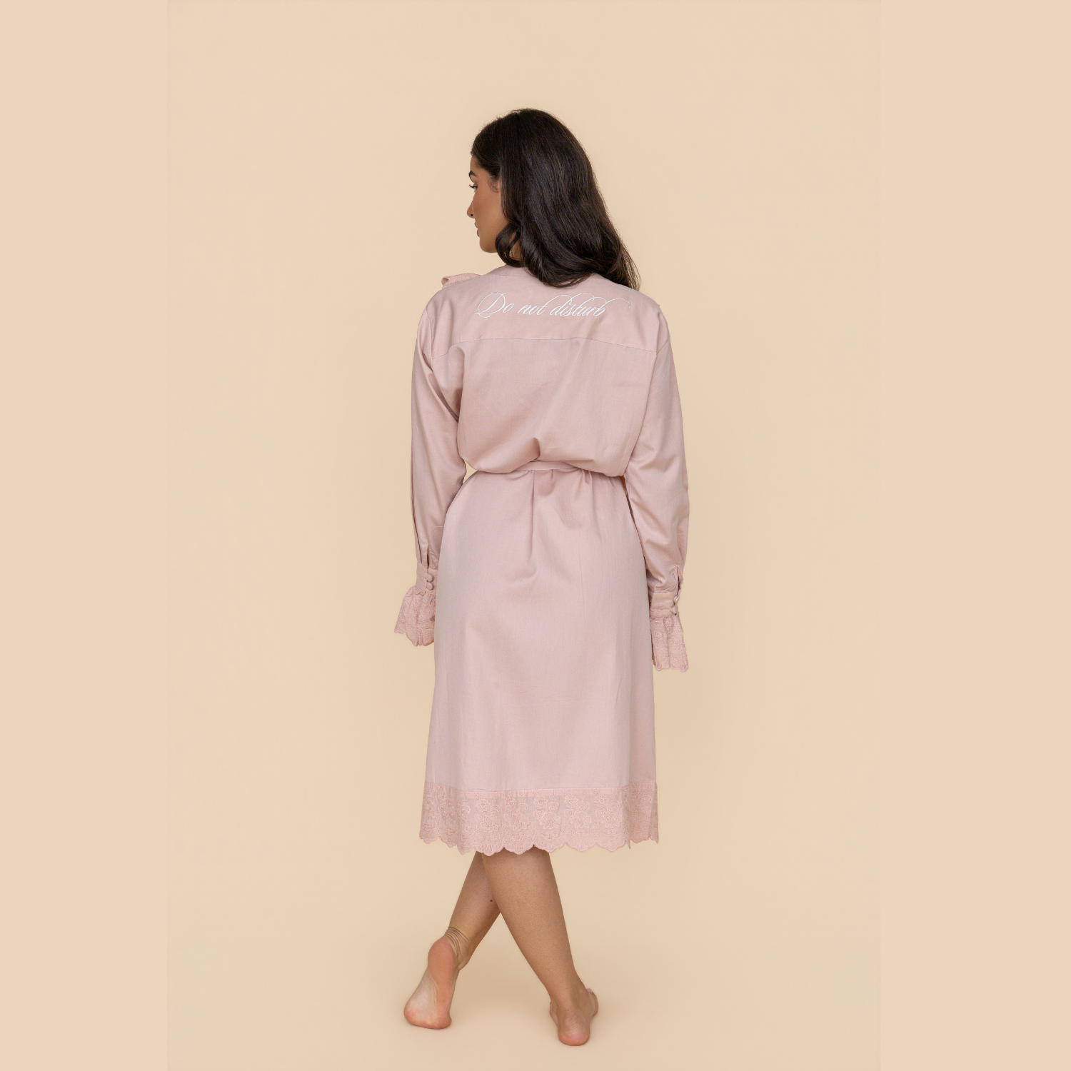 Rose Heirloom Lace Robe - LUXE AND BEAU
