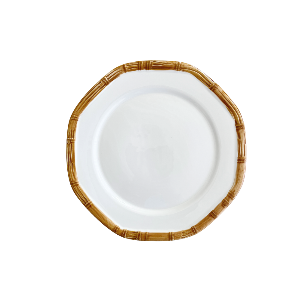 Buy Luxe Cushions & Linens - Geometric Bamboo Side Plate - By Luxe & Beau Designs 