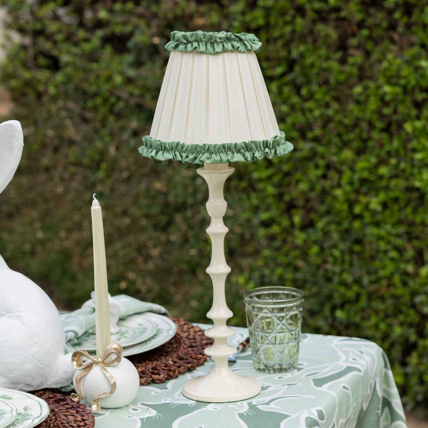 Egg & Bow Candle Holders (Set Of 2) - LUXE AND BEAU