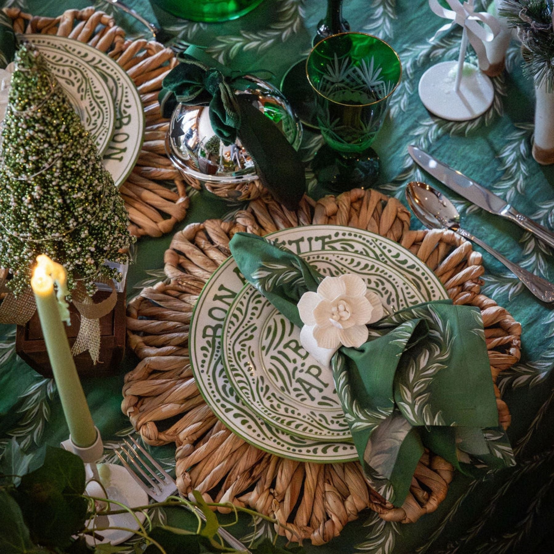 Fleur Napkin Ring (Set of 4) - LUXE AND BEAU