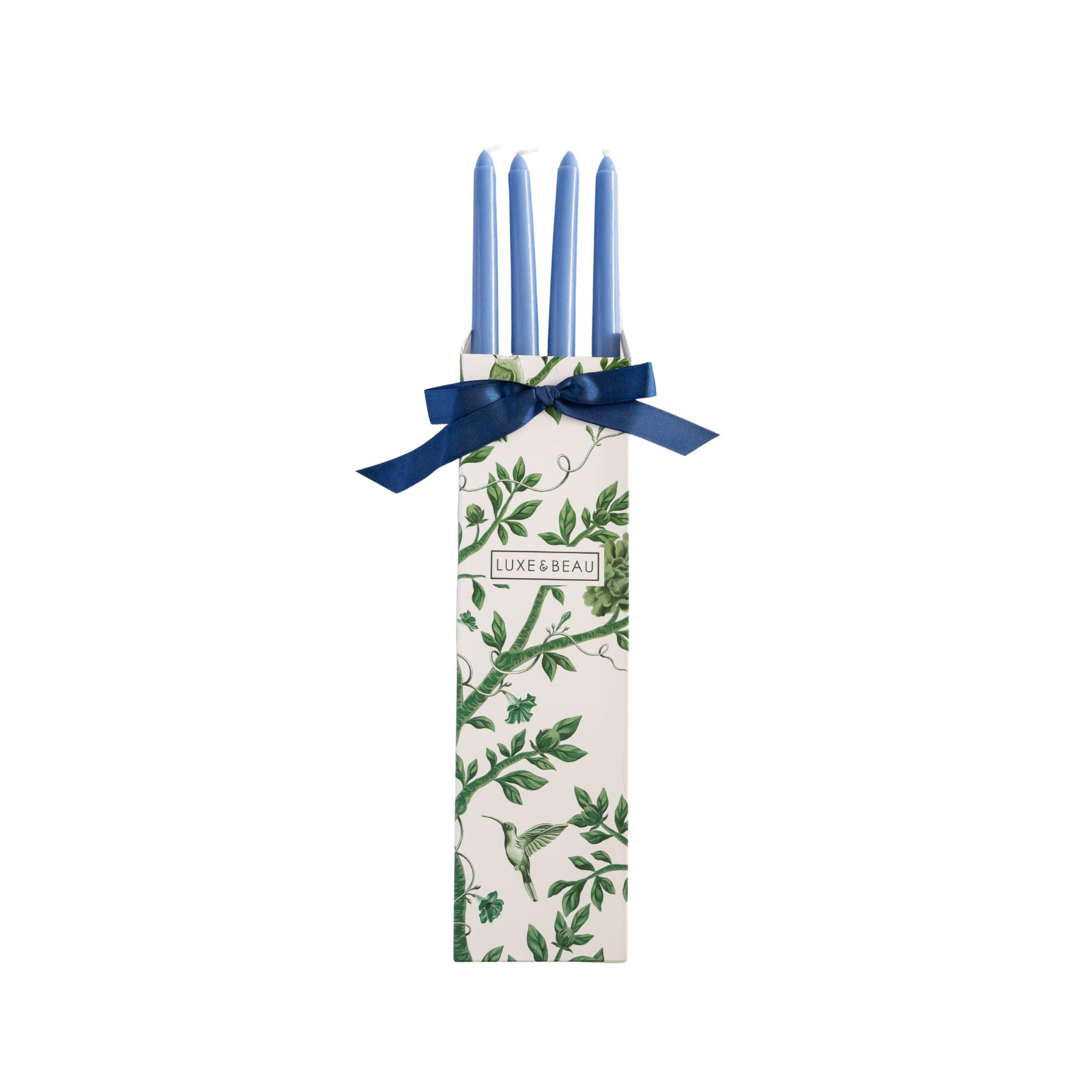 Dark Blue Taper Candles (Set of 4) - LUXE AND BEAU