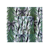 Spruce and Black Bow Napkins (Set of 4)