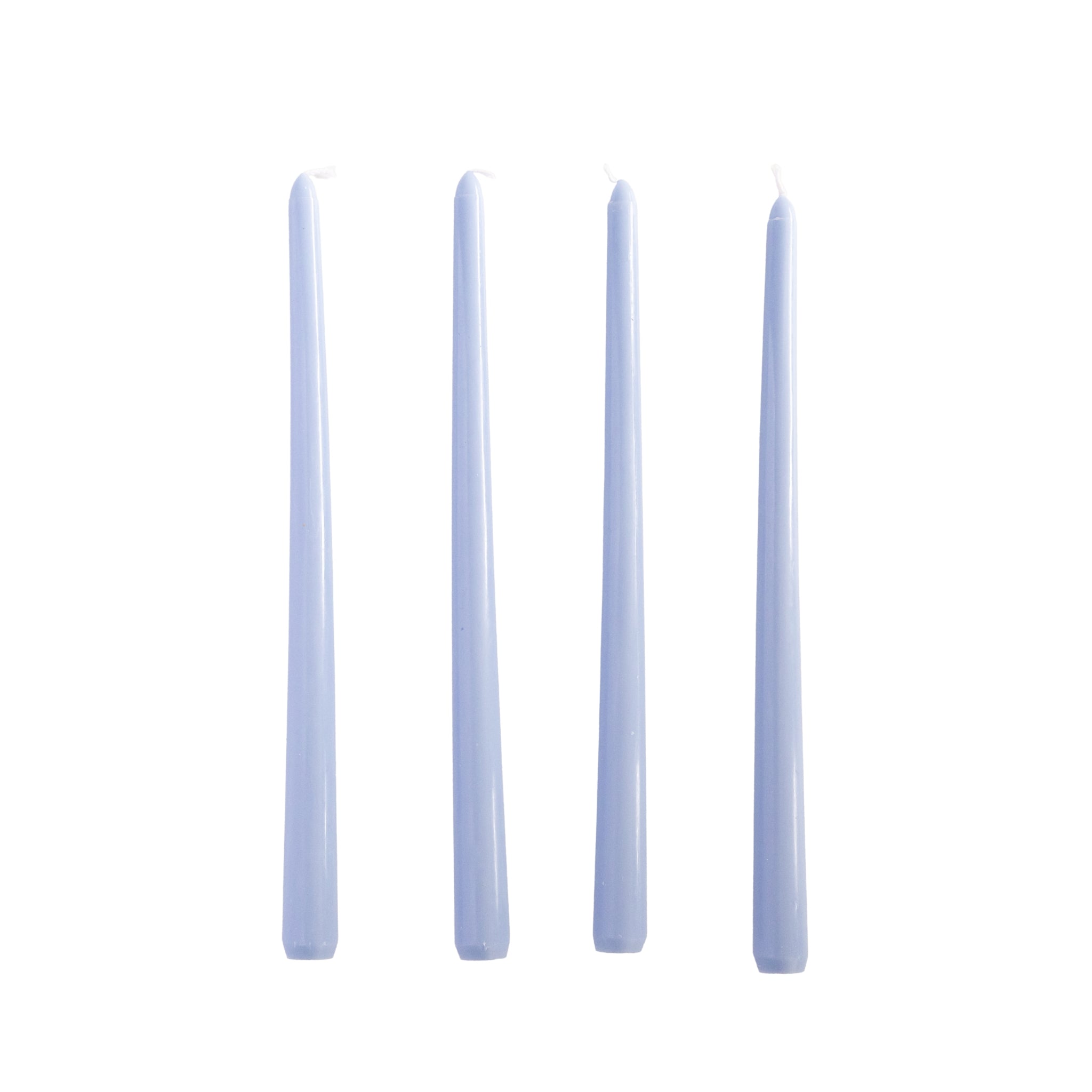 Haze Blue Taper Candles (Set of 4) - LUXE AND BEAU