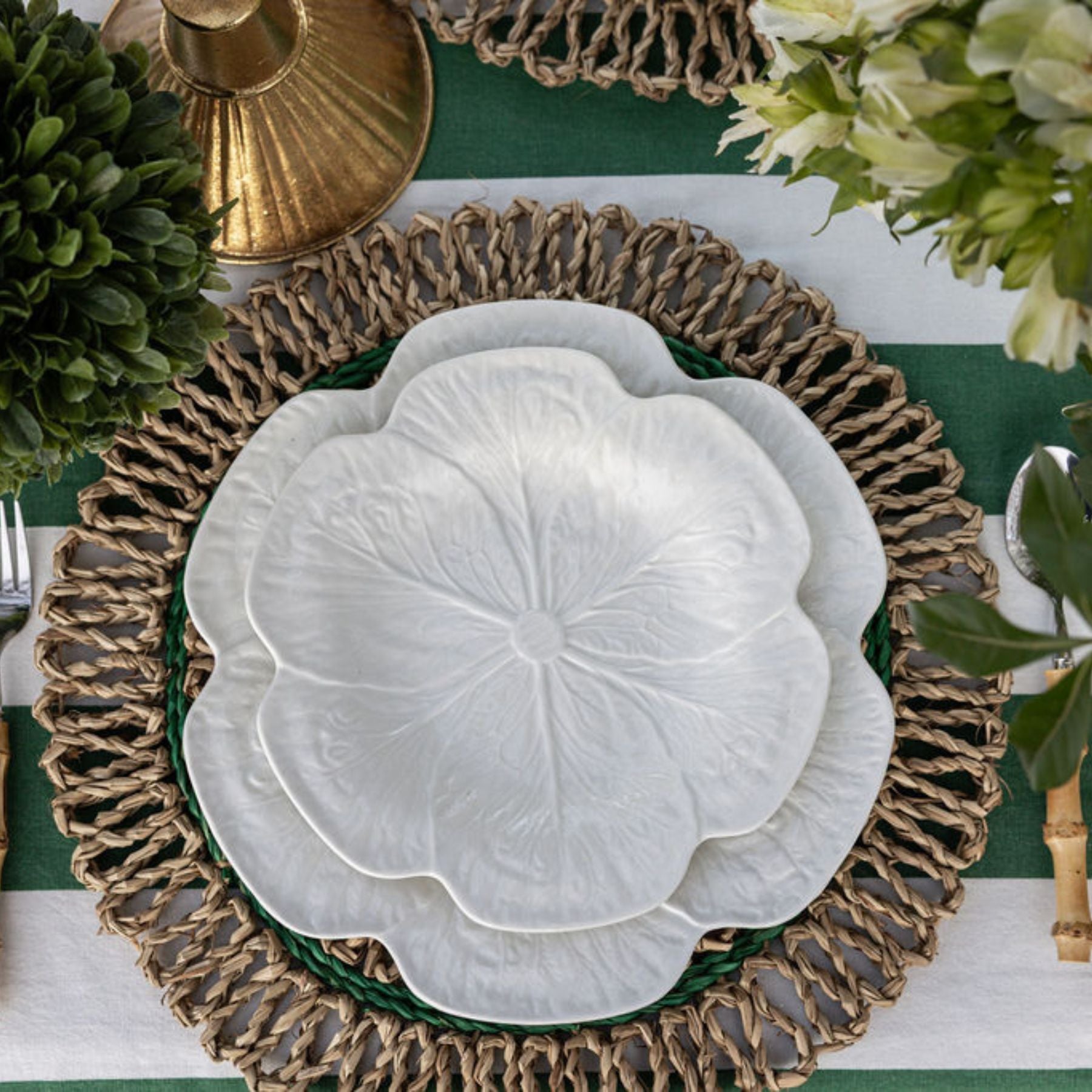 White Cabbage Starter Plate - LUXE AND BEAU