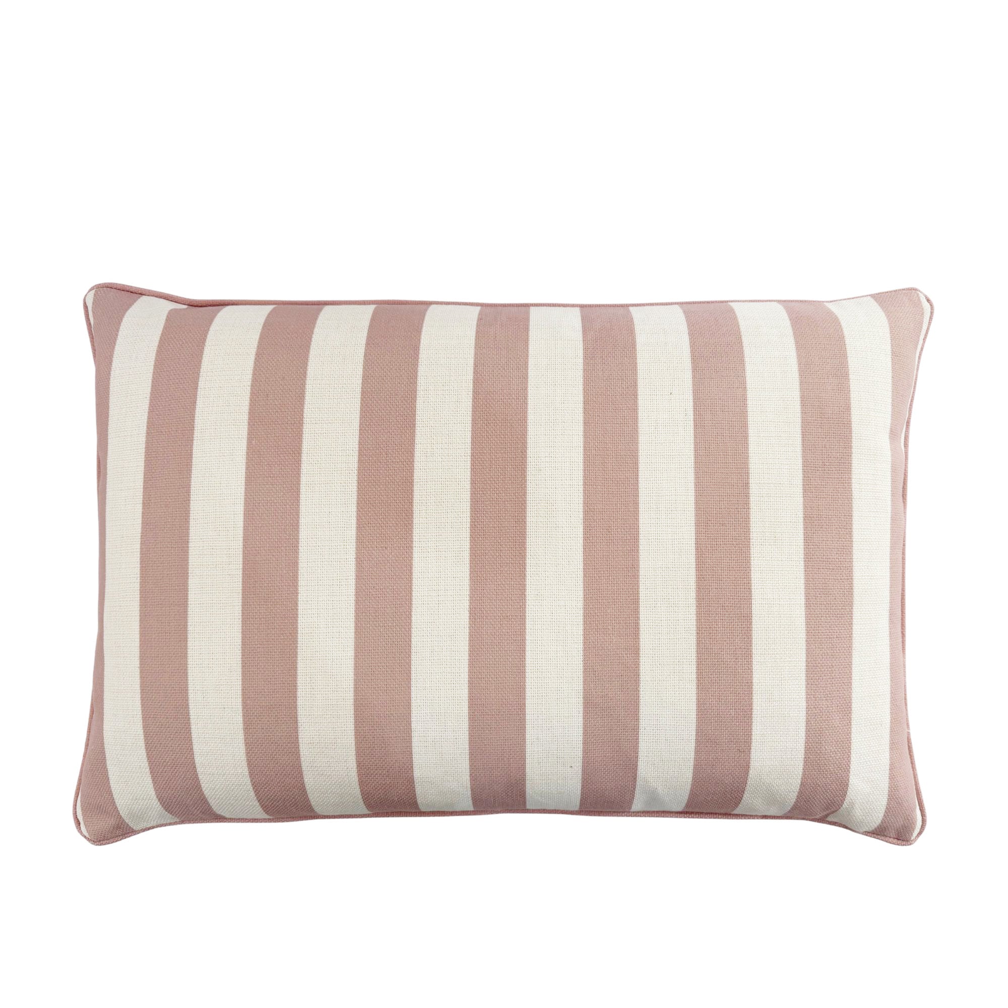 Outdoor Blush Stripe Cushion Cover 40x60cm - LUXE AND BEAU