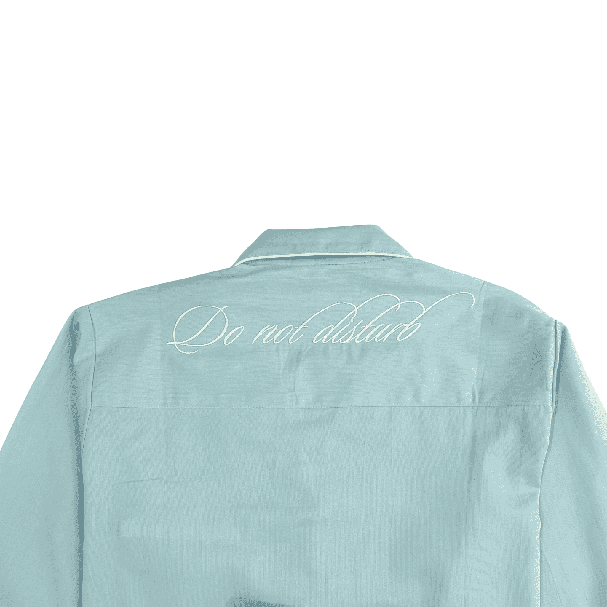 Blue Heirloom Lace Long Sleeve Pyjama Set - LUXE AND BEAU