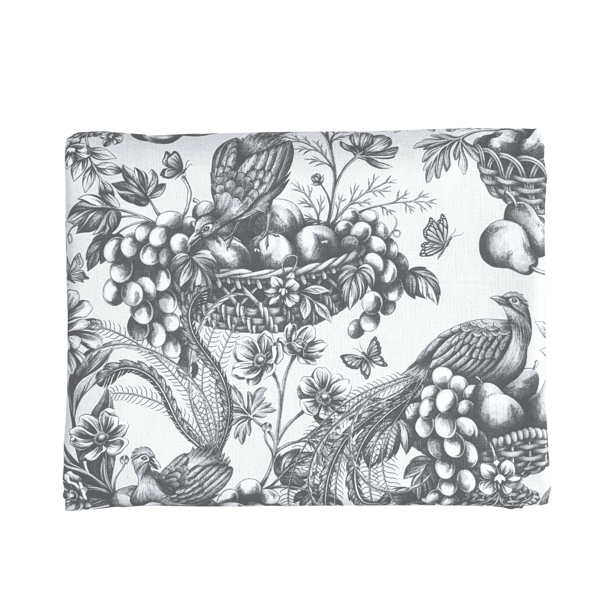 Black Toile Table Cloth - LUXE AND BEAU