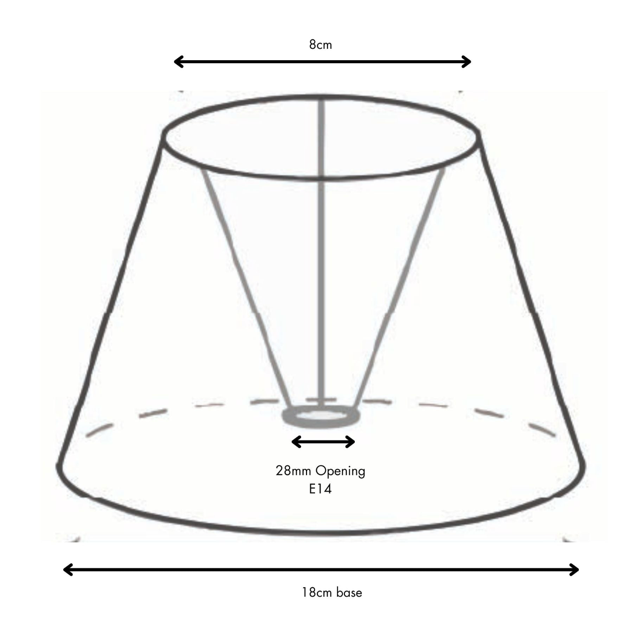 Cream Hydrangea Scallop Lamp Shade - LUXE AND BEAU