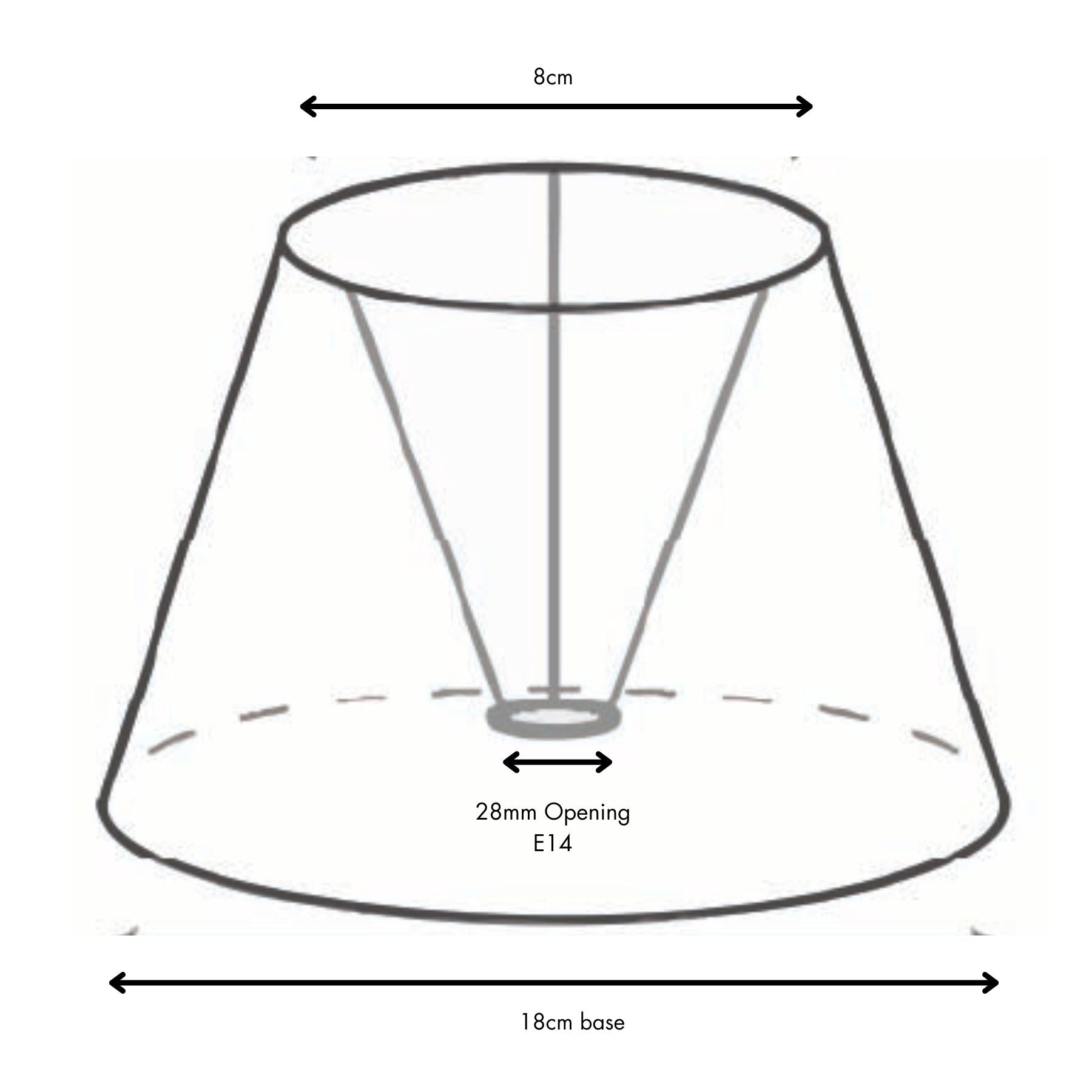 Chocolate Gingham Scallop Ruffle Lamp Shade - LUXE AND BEAU