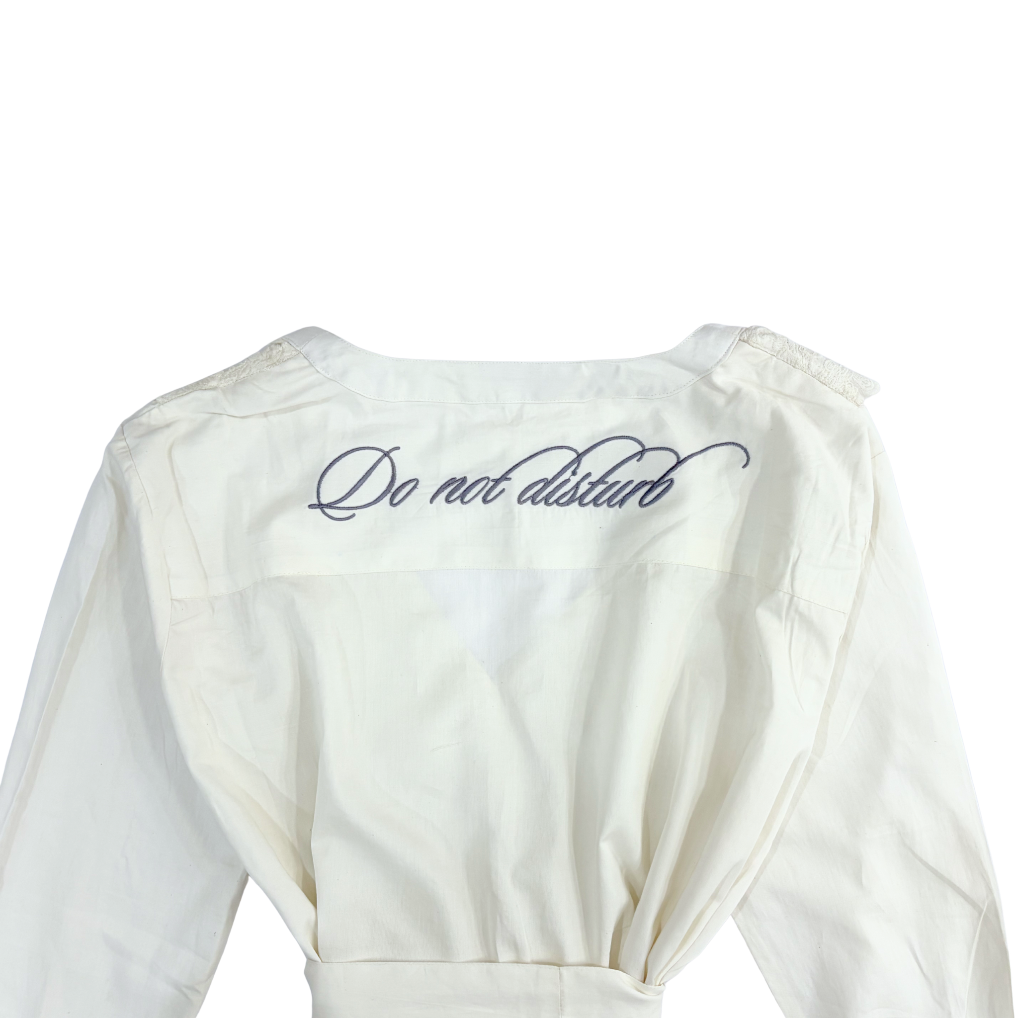 Cloud Dancer Heirloom Lace Robe - LUXE AND BEAU