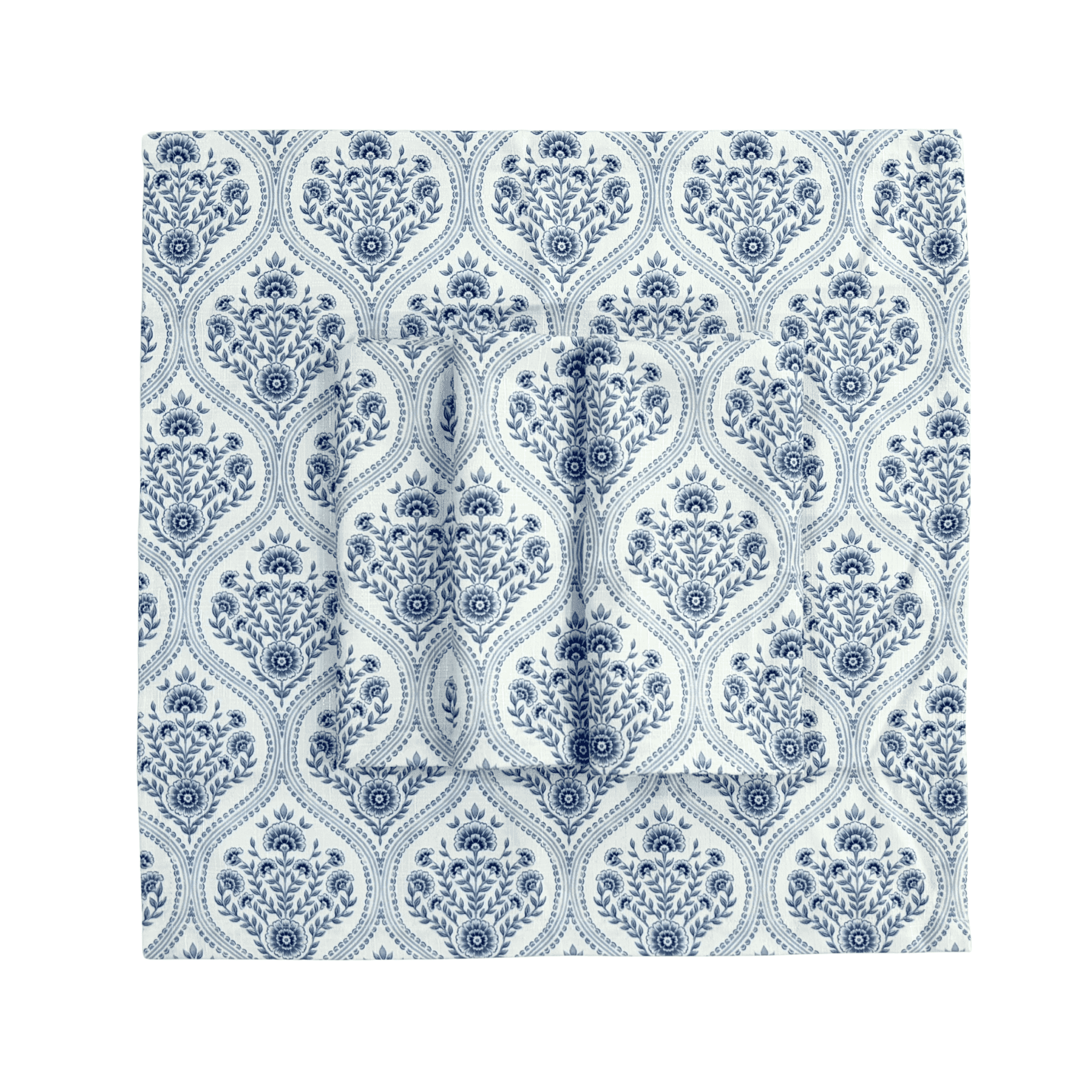 Blue Willow Trellis Napkins (Set of 4) - LUXE AND BEAU